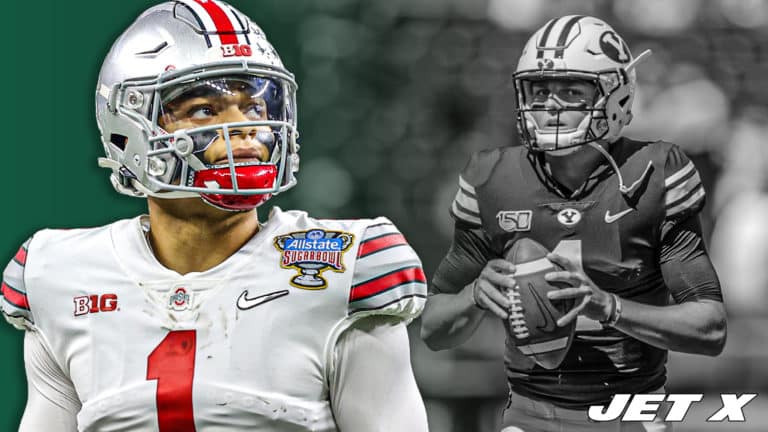 Justin Fields, Zach Wilson New York Jets