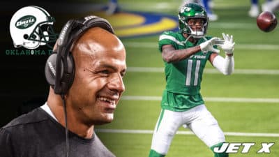 Oklahoma Drill Podcast, Robert Saleh, Denzel Mims