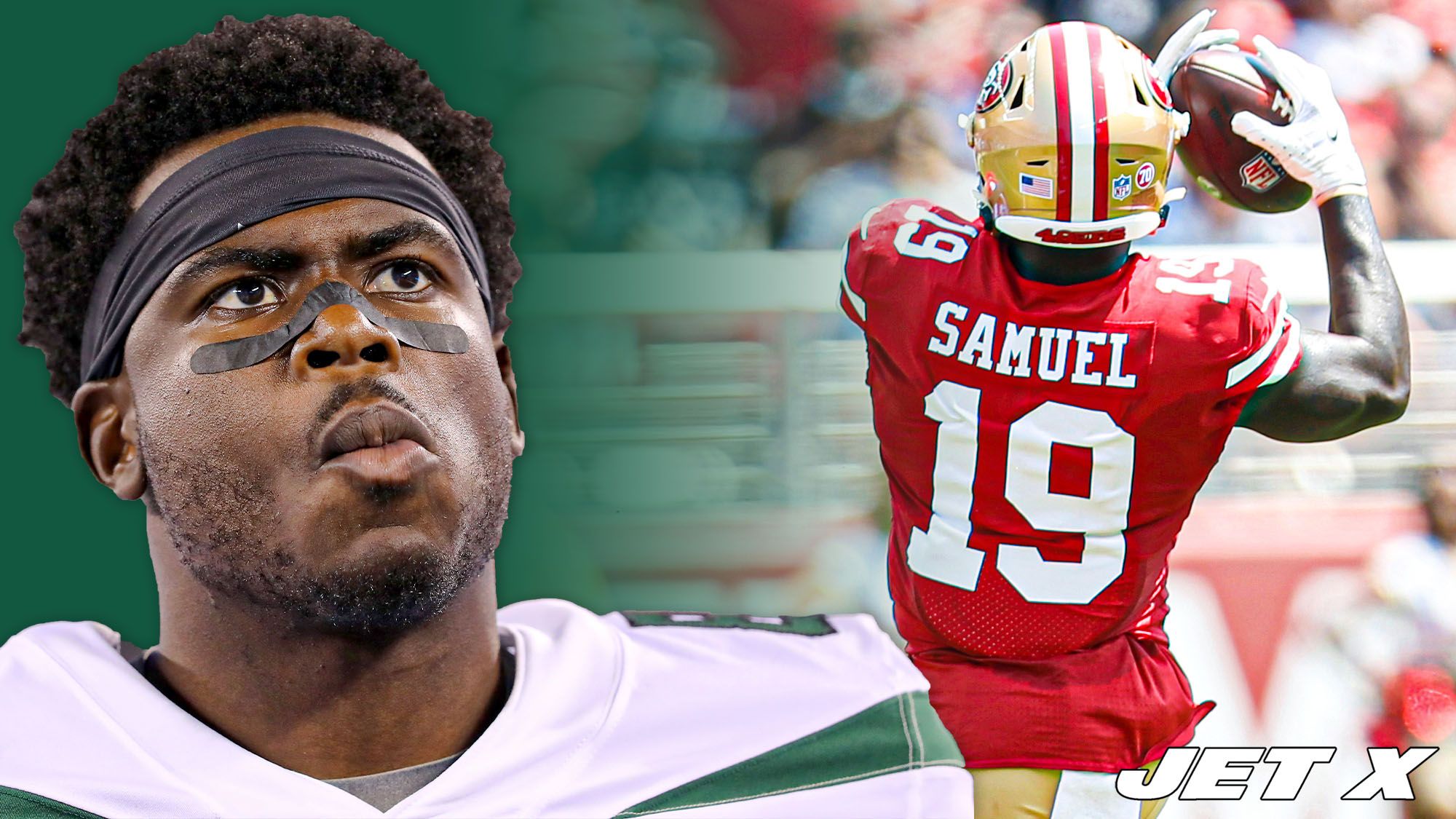 Quincy Enunwa, Deebo Samuel, NY Jets