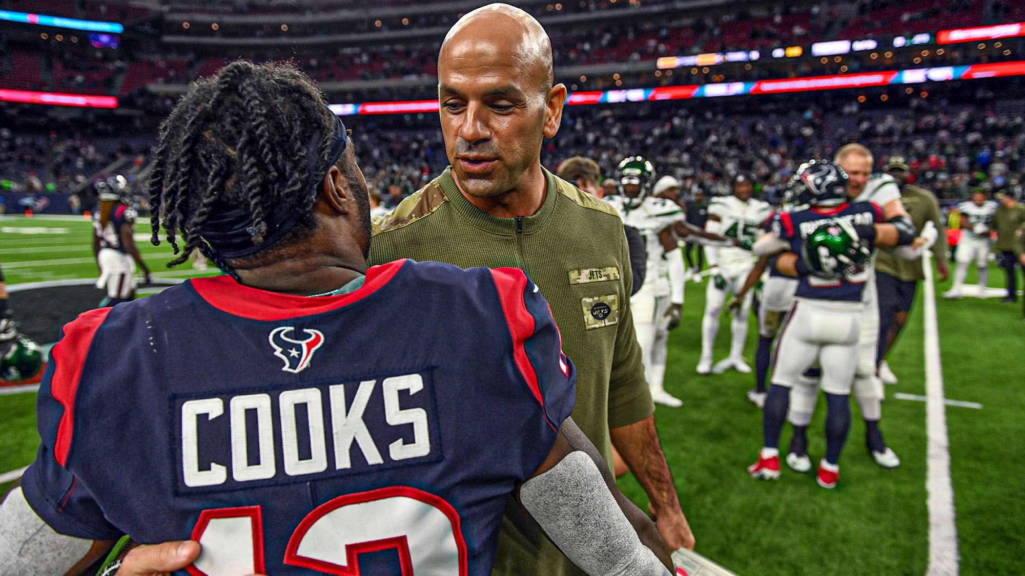 Brandin Cooks, Robert Saleh, NY Jets, Trade, Texans