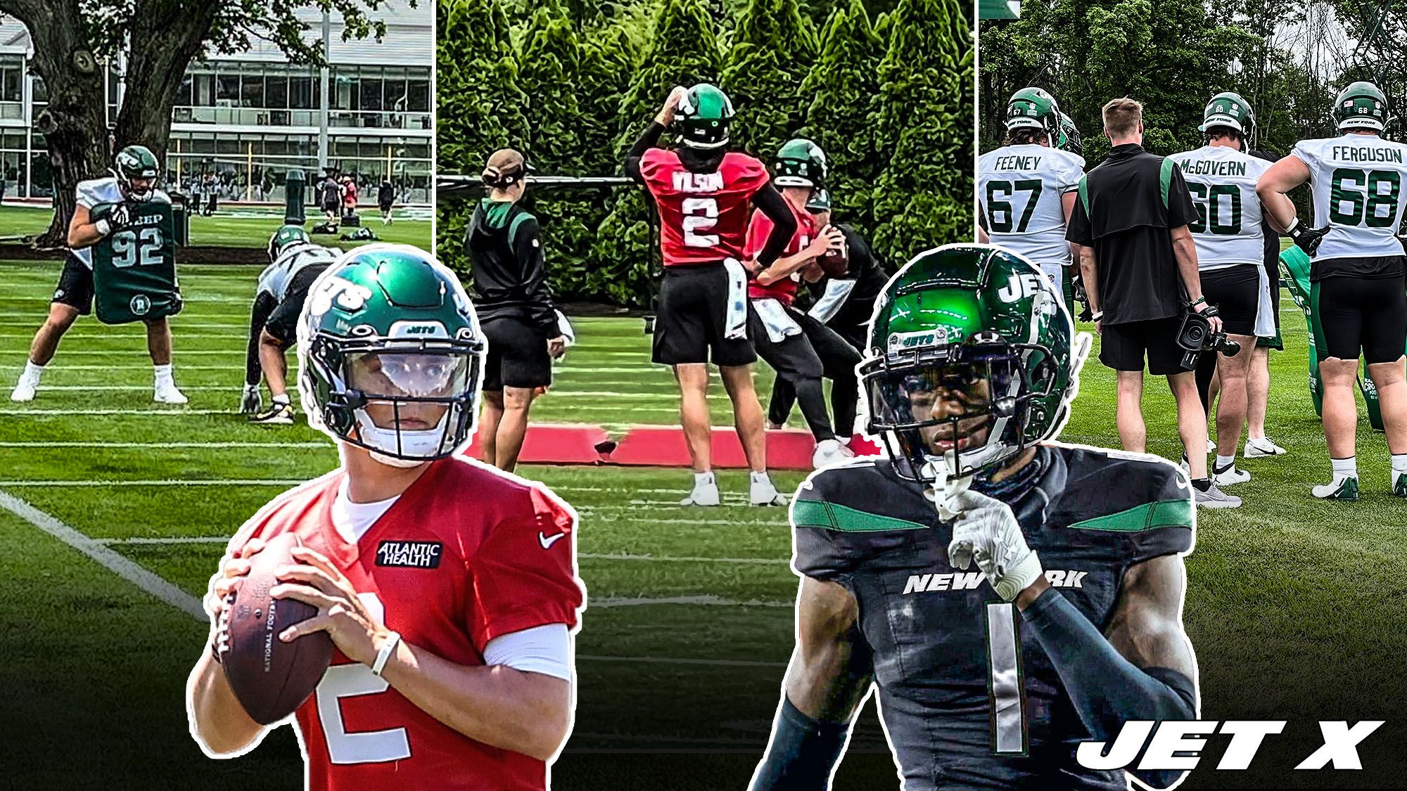 New York Jets OTA, Zach Wilson, Sauce Gardner