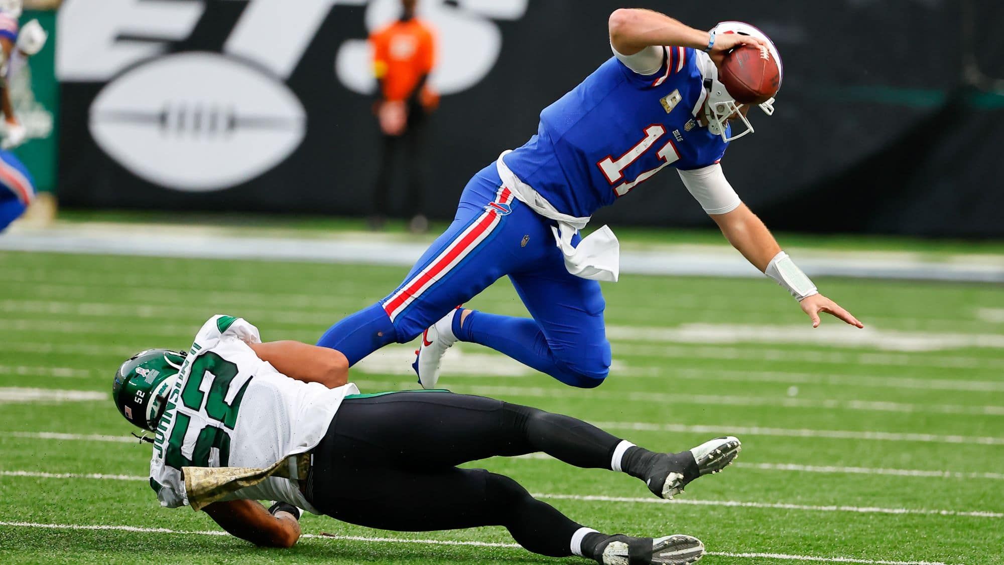 Jermaine Johnson, Josh Allen, New York Jets, Buffalo Bills