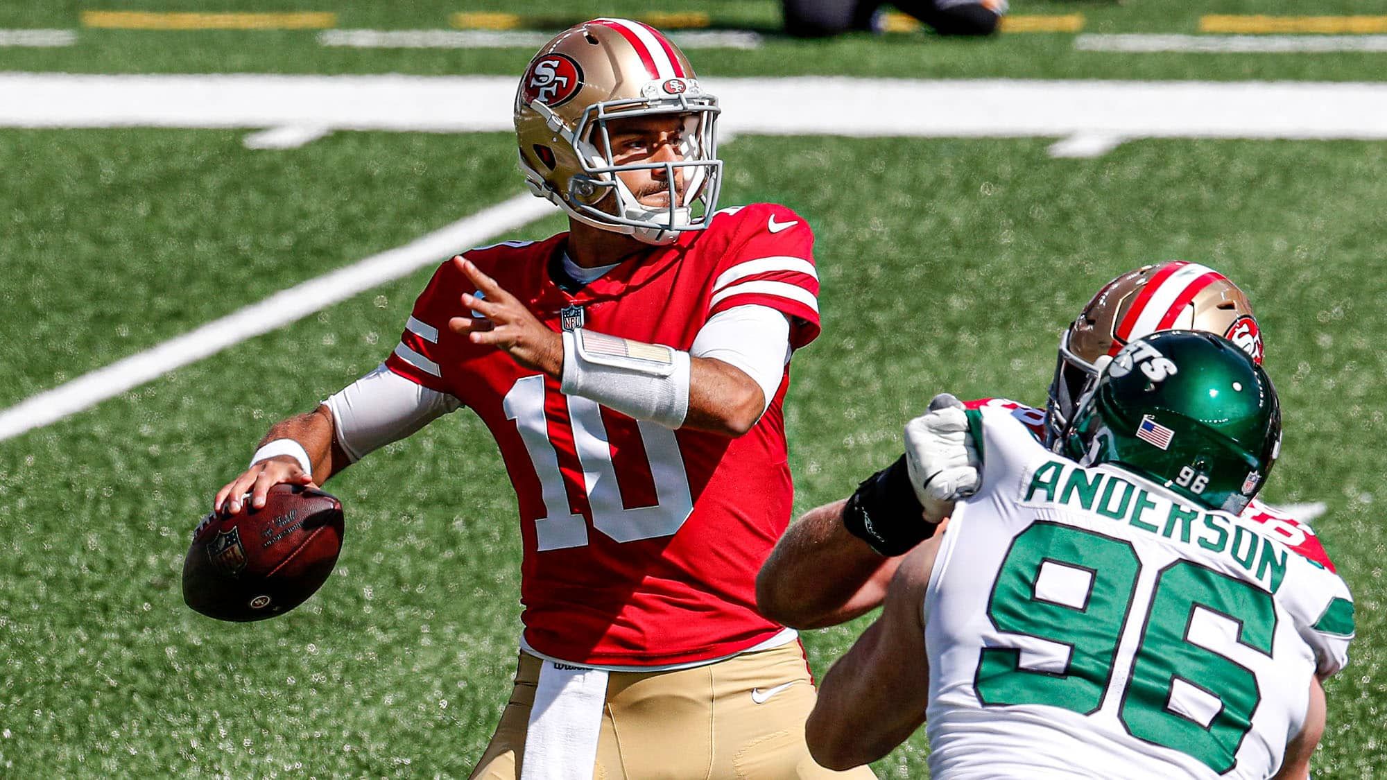 Jimmy Garoppolo, NY Jets, San Francisco 49ers
