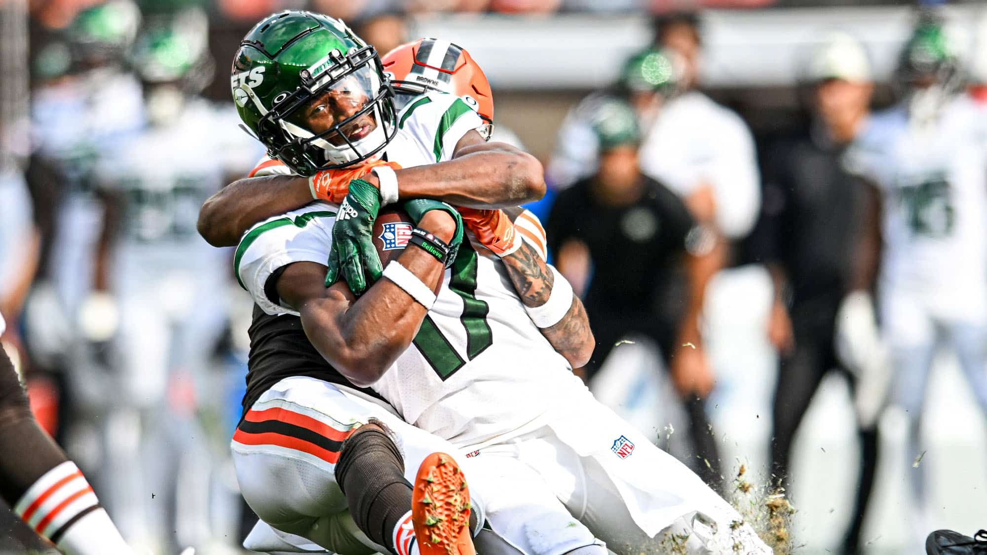 Garrett Wilson, NY Jets, Contested Catch