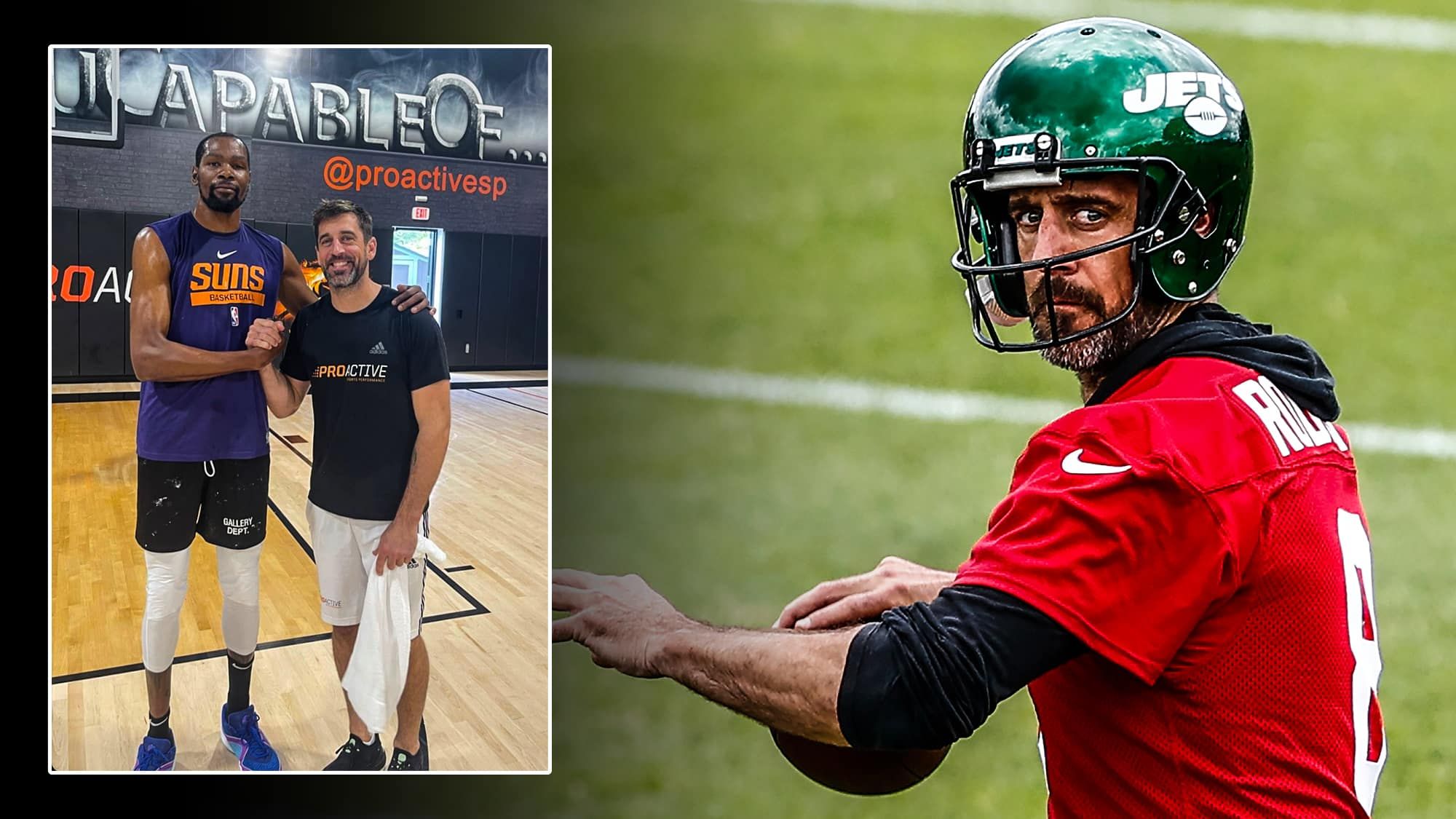 Aaron Rodgers, Kevin Durant