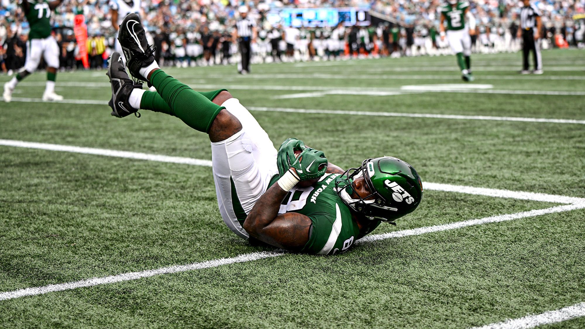 Kenny Yeboah, Jeremy Ruckert, NY Jets, NFL, Tight Ends