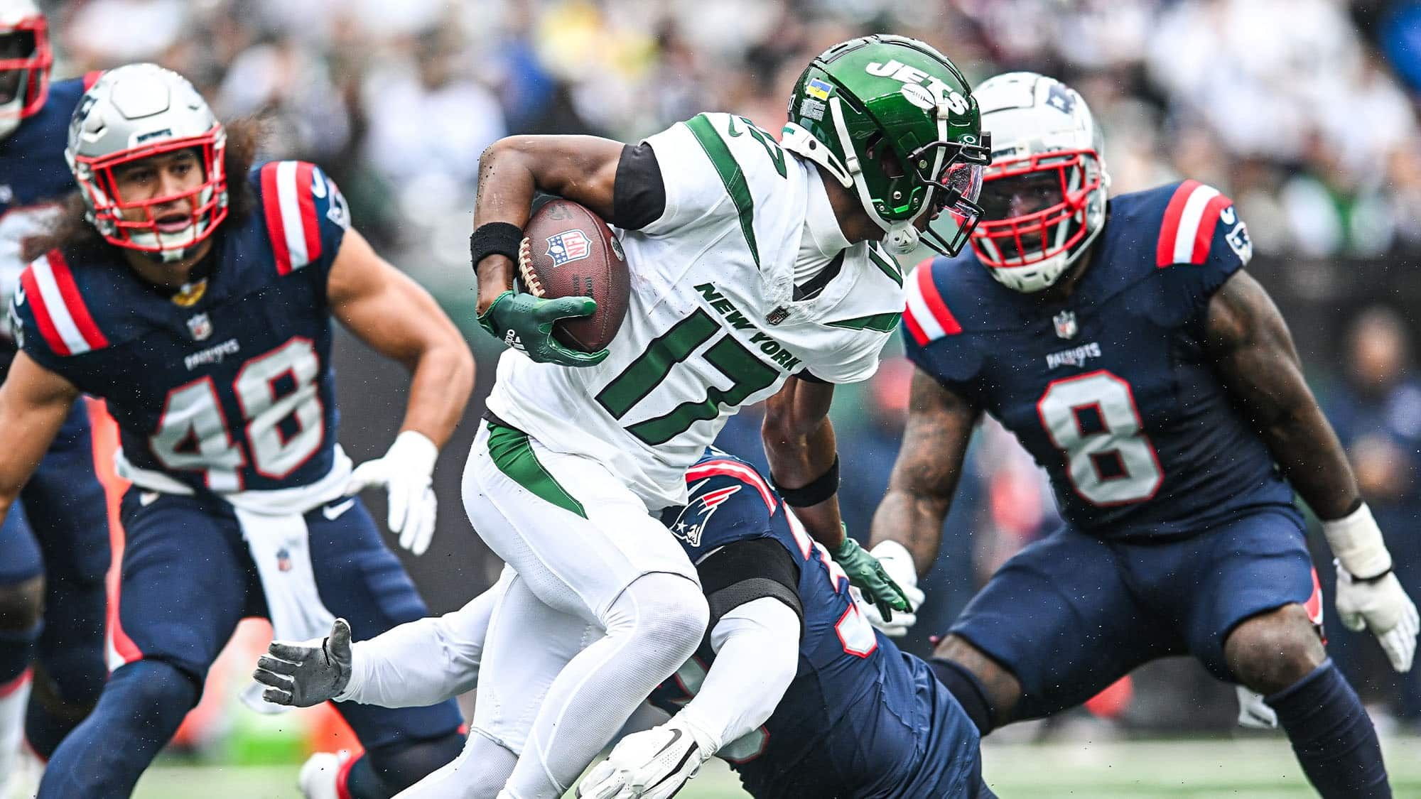 NY Jets, Garrett Wilson, NFL, Patriots, Boston