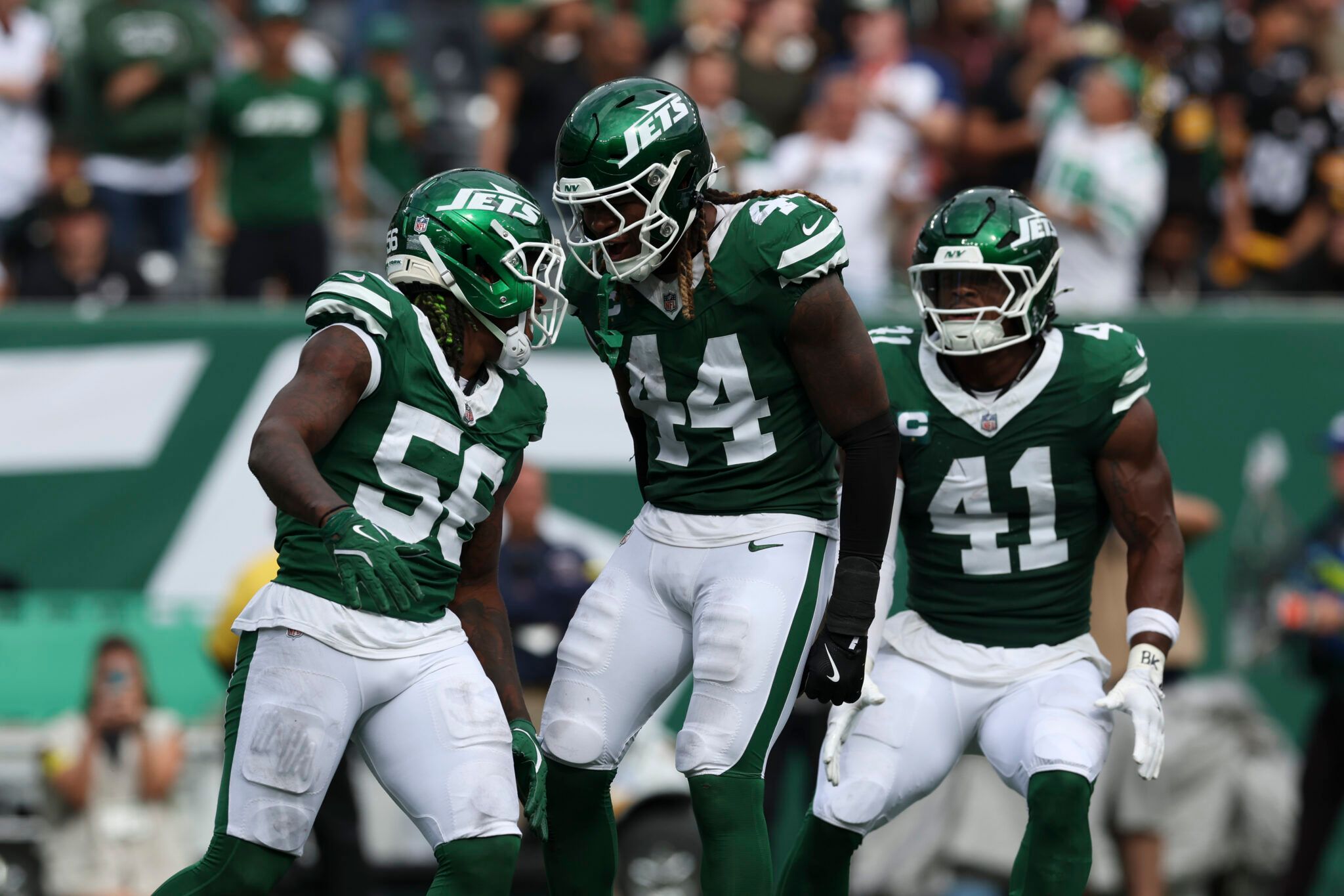 Jamien Sherwood, Quincy Williams, Marcelino McCrary-Ball, New York Jets