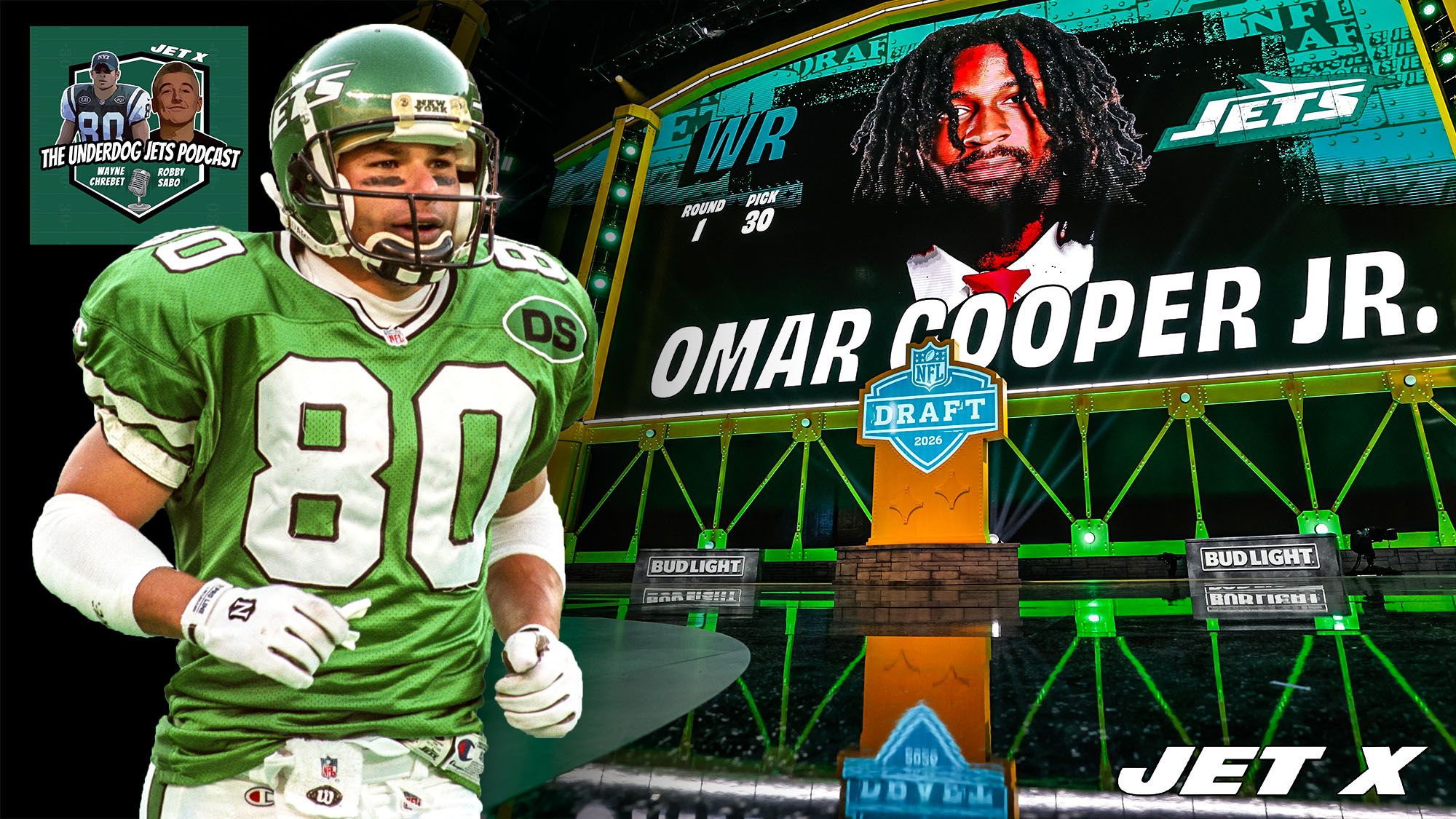 New York Jets, Wayne Chrebet, Omar Cooper Jr.