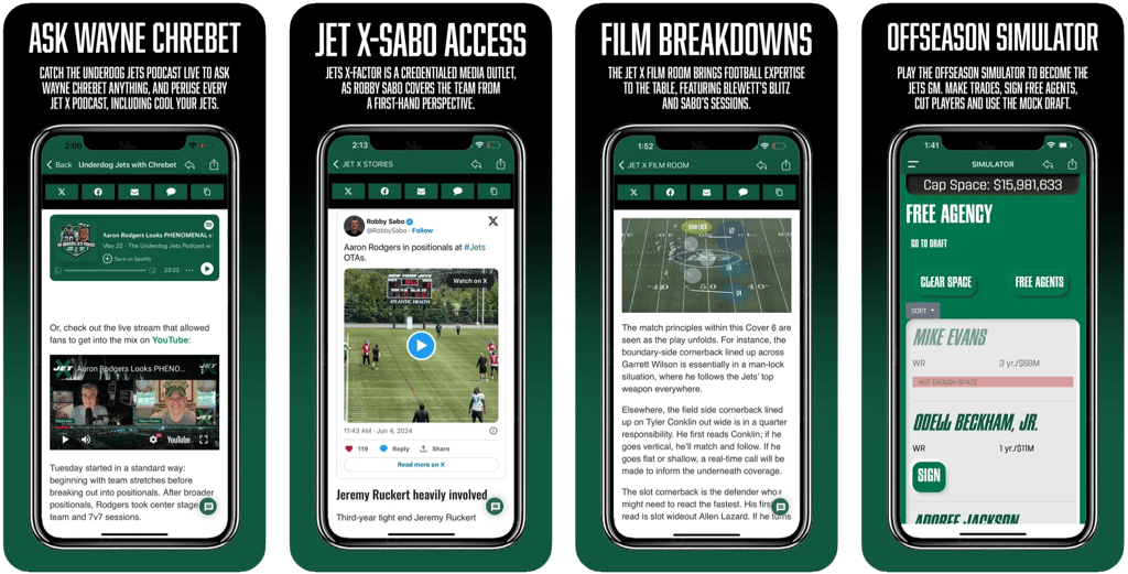 Jet X Mobile App Jet X Mobile App