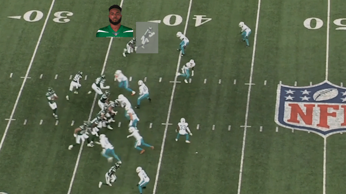 Elijah Moore, NYJ-MIA, 2021, Week 11