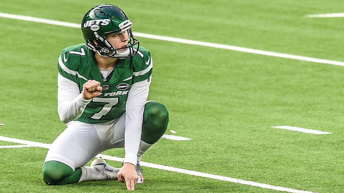 Braden Mann, NY Jets, punter, holder