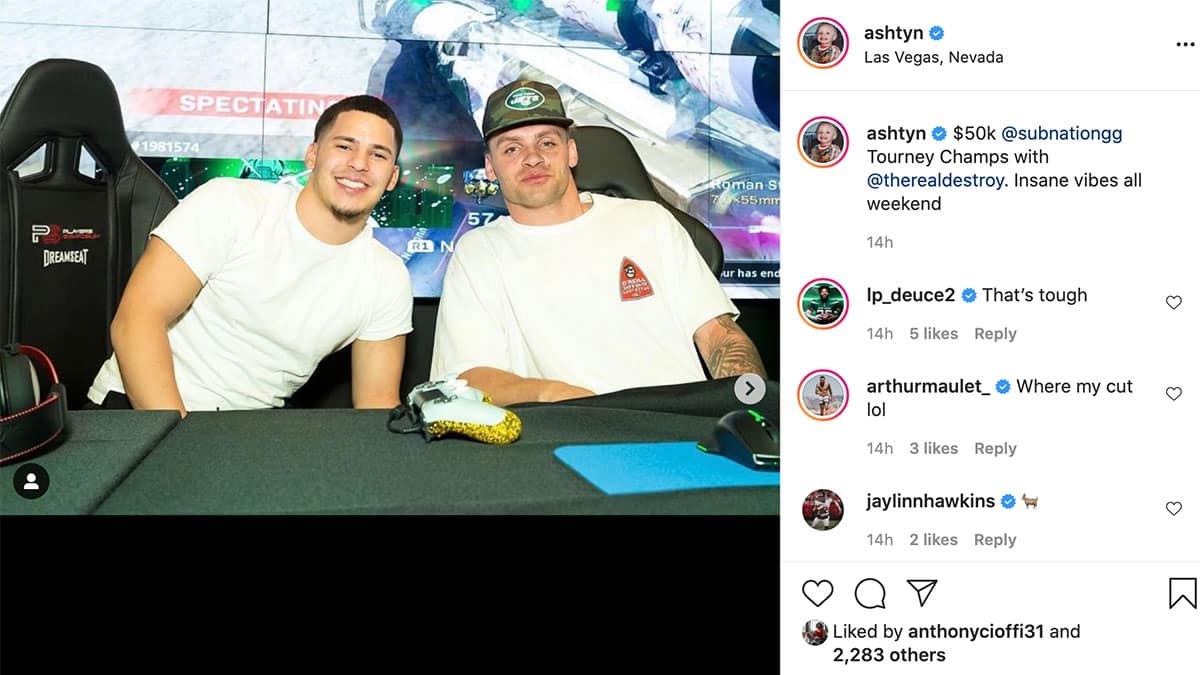 Arthur Maulet and La'Mical Perine comment on NY Jets' Ashtyn Davis winning an eSports title.