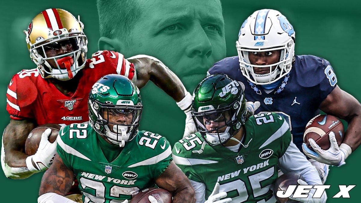 Tevin Coleman, Michael Carter, La'Mical Perine, Ty Johnson NY Jets