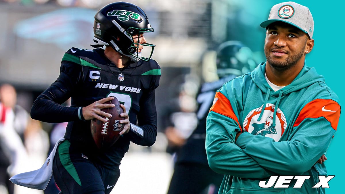 Zach Wilson, NY Jets, Tua Tagovailoa, Dolphins, Stats, Draft