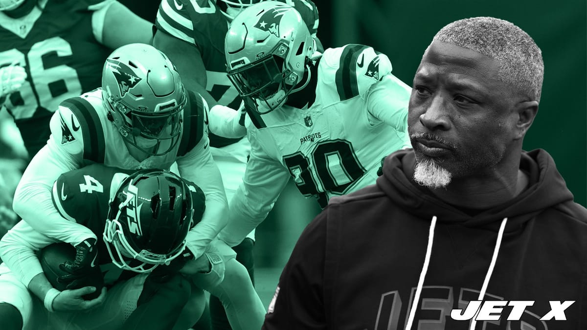 Aaron Glenn, New York Jets, Getty Images, Jet X Graphic