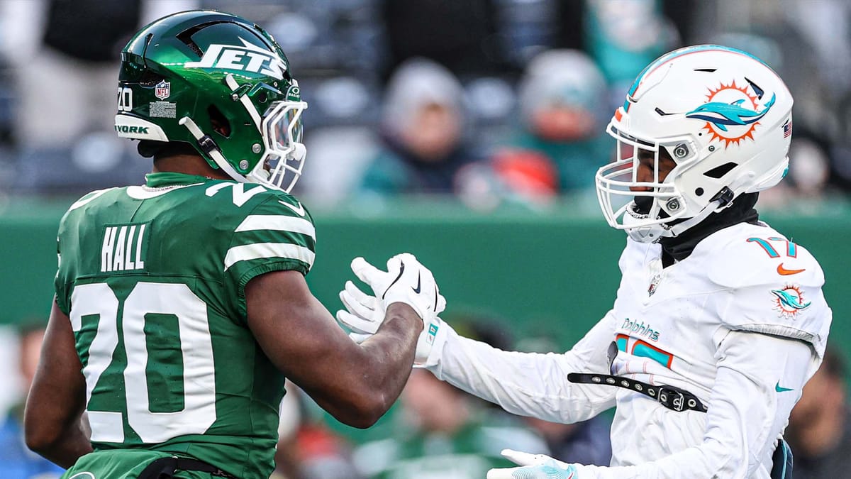 New York Jets, Miami Dolphins, Breece Hall, Jaylen Waddle