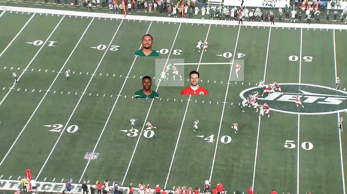 New York Jets vs. Kansas City Chiefs, NFL Week 5, Michael Carter II, Bryce Hall, Noah Gray