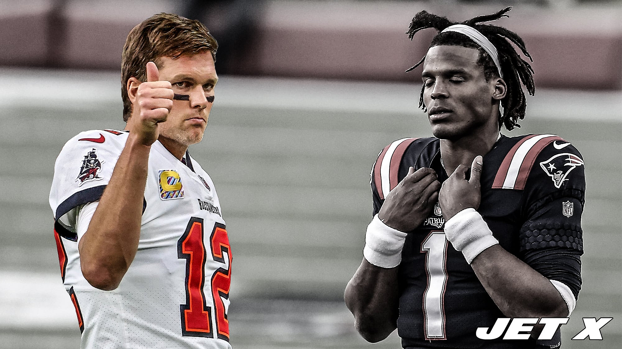 Tom Brady, Cam Newton