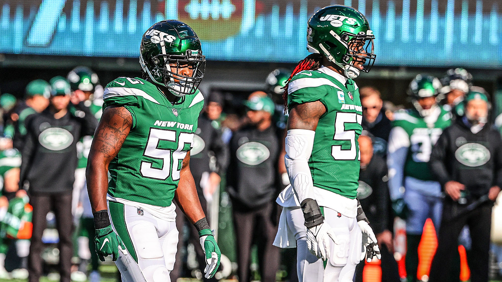 C.J. Mosley, Quincy Williams, New York Jets, Contract, Stats, Coverage