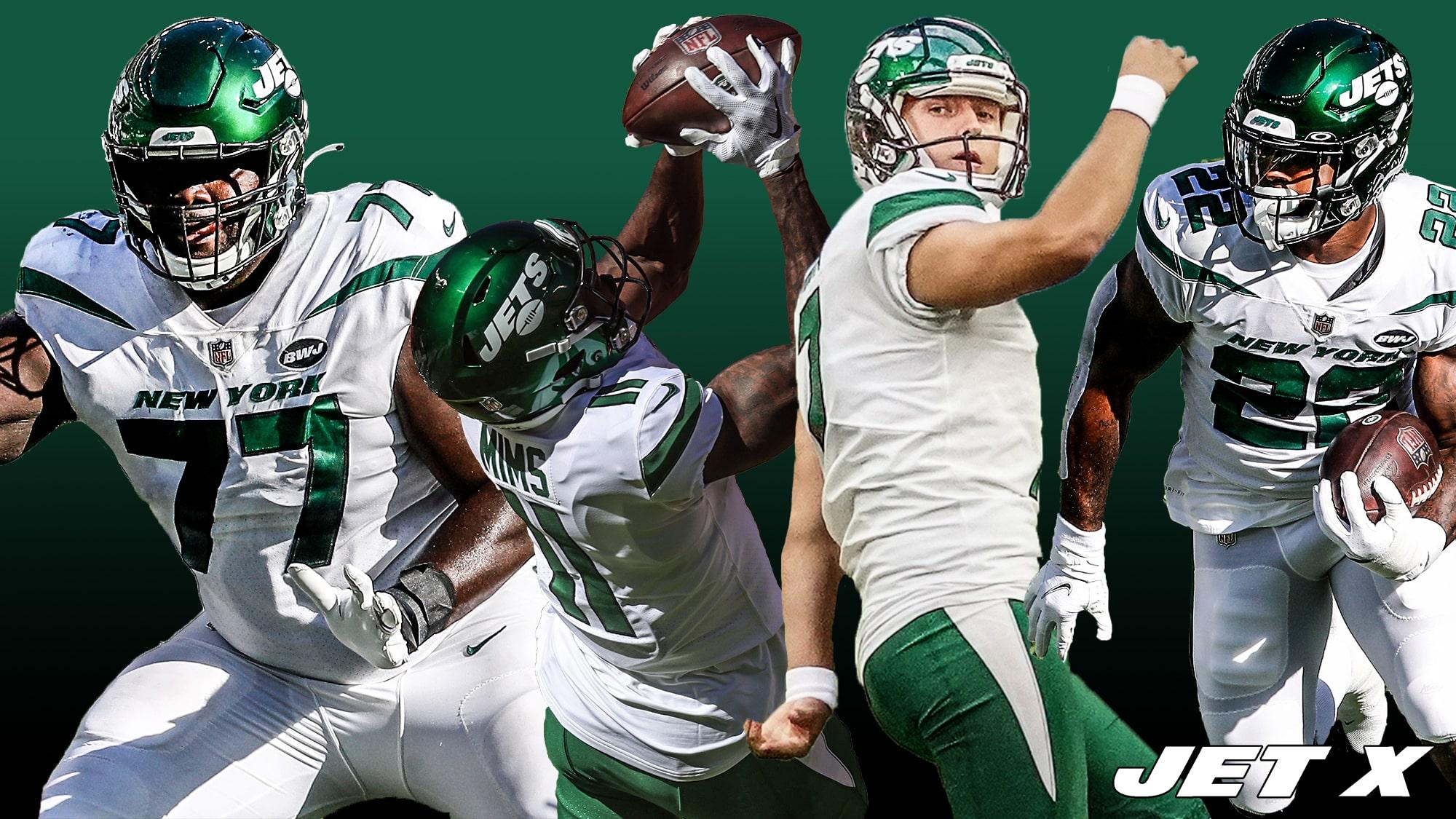 Mekhi Becton, Denzel Mims, Braden Mann, La'Mical Perine