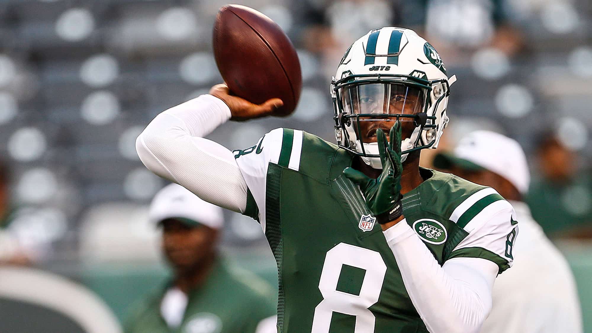 Josh Johnson and Sean Mannion are working out with the NY Jets