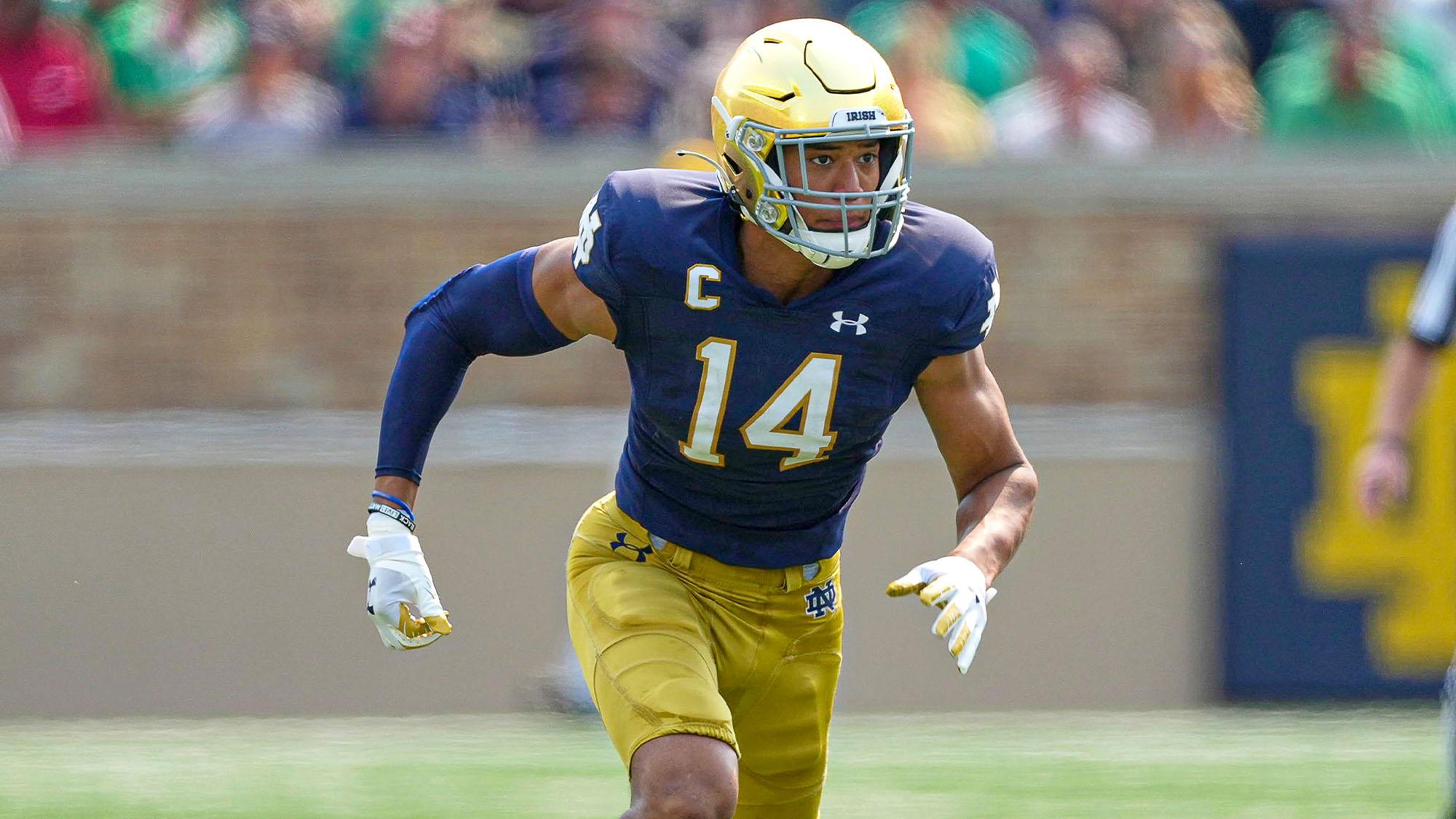 Kyle Hamilton, 40 Time, Pro Day, Mock Draft, New York Jets