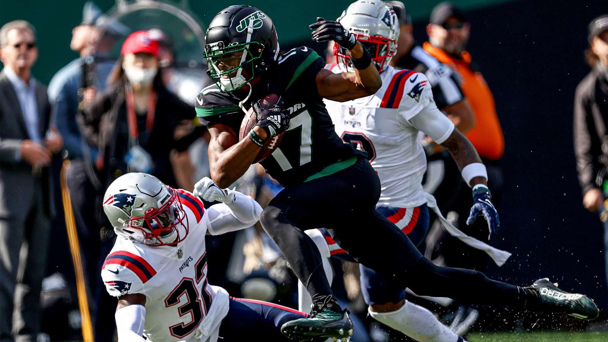 NFL Props, Prop Bets, NY jets, Patriots, Garrett Wilson