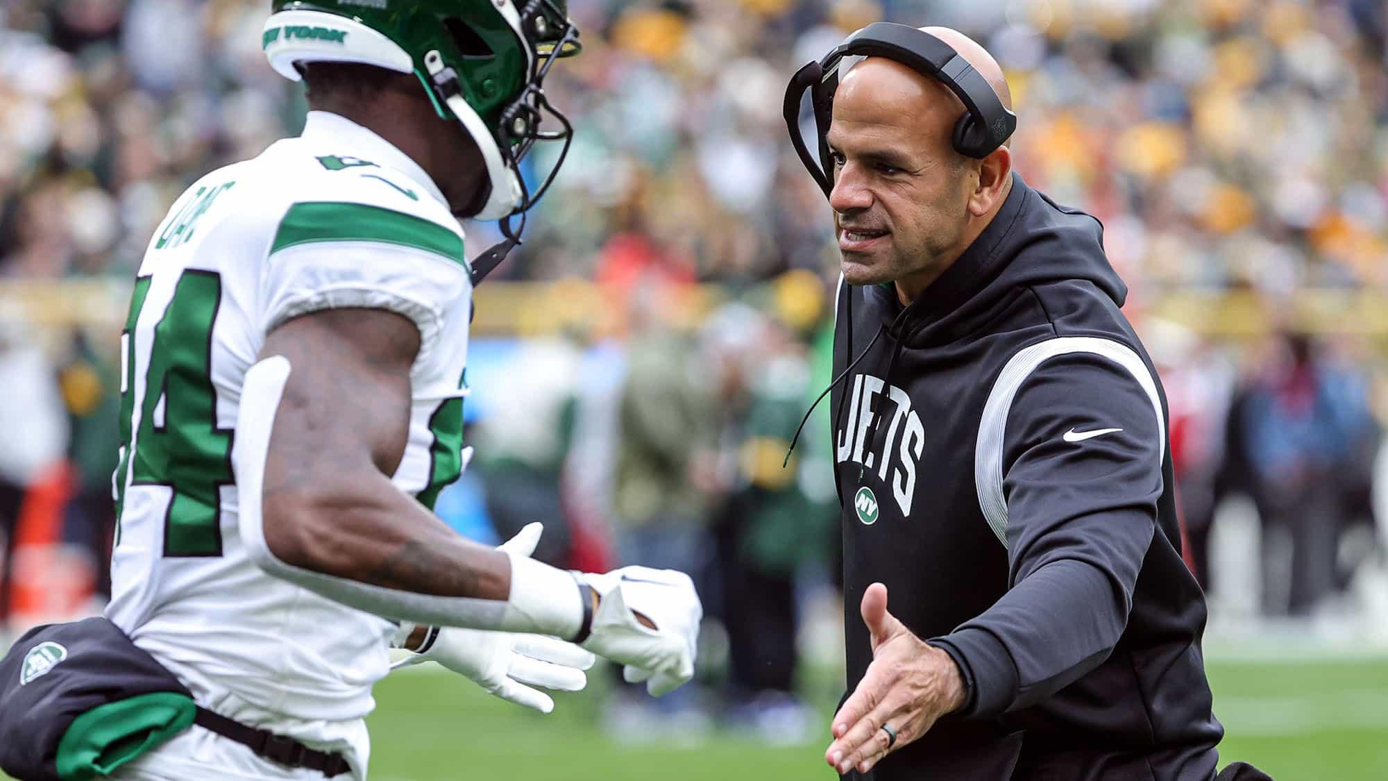 Robert Saleh, Corey Davis, NY Jets Injuries, NY Jets HC Head Coach, Patriots