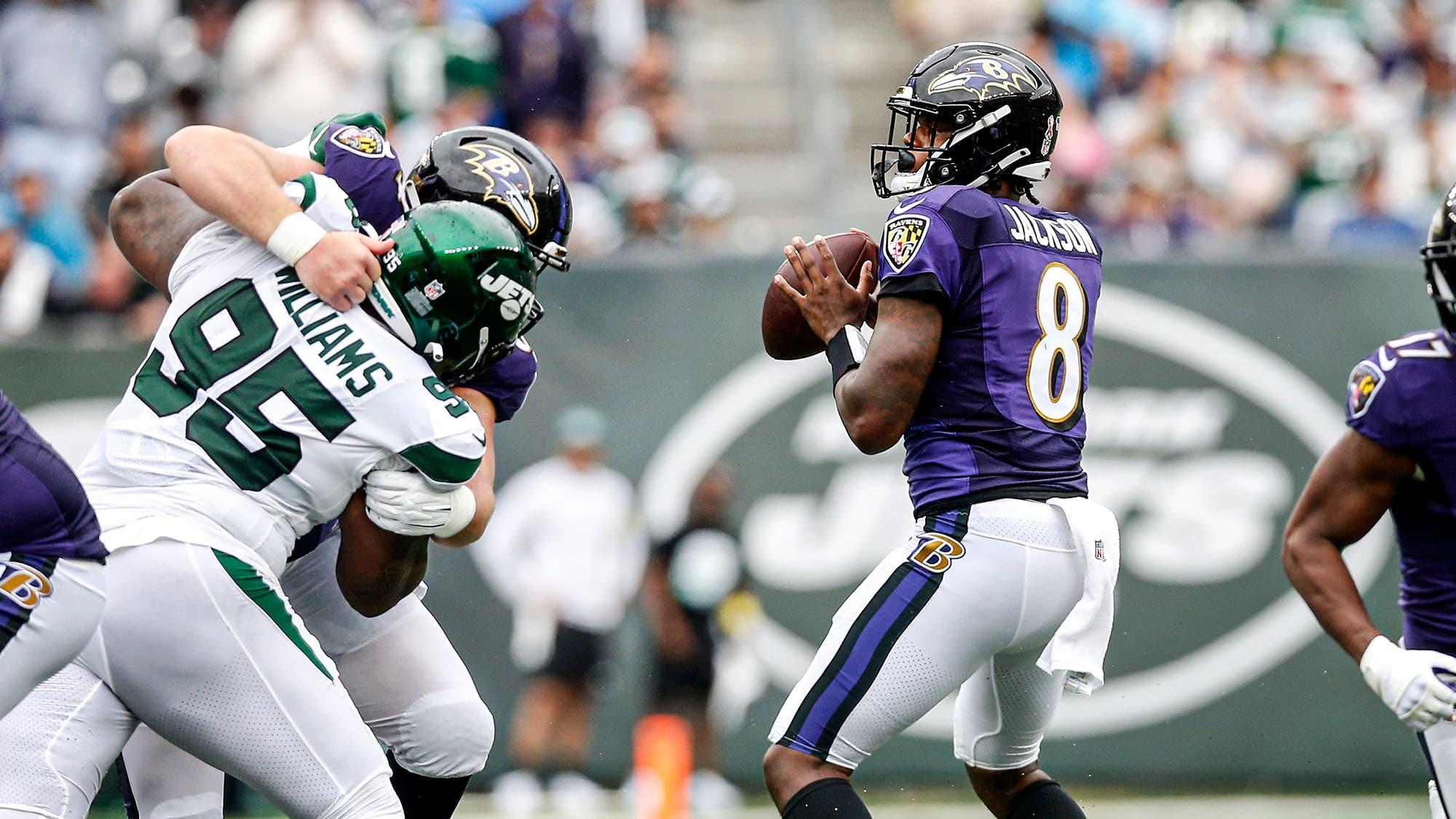 Lamar Jackson, NY Jets