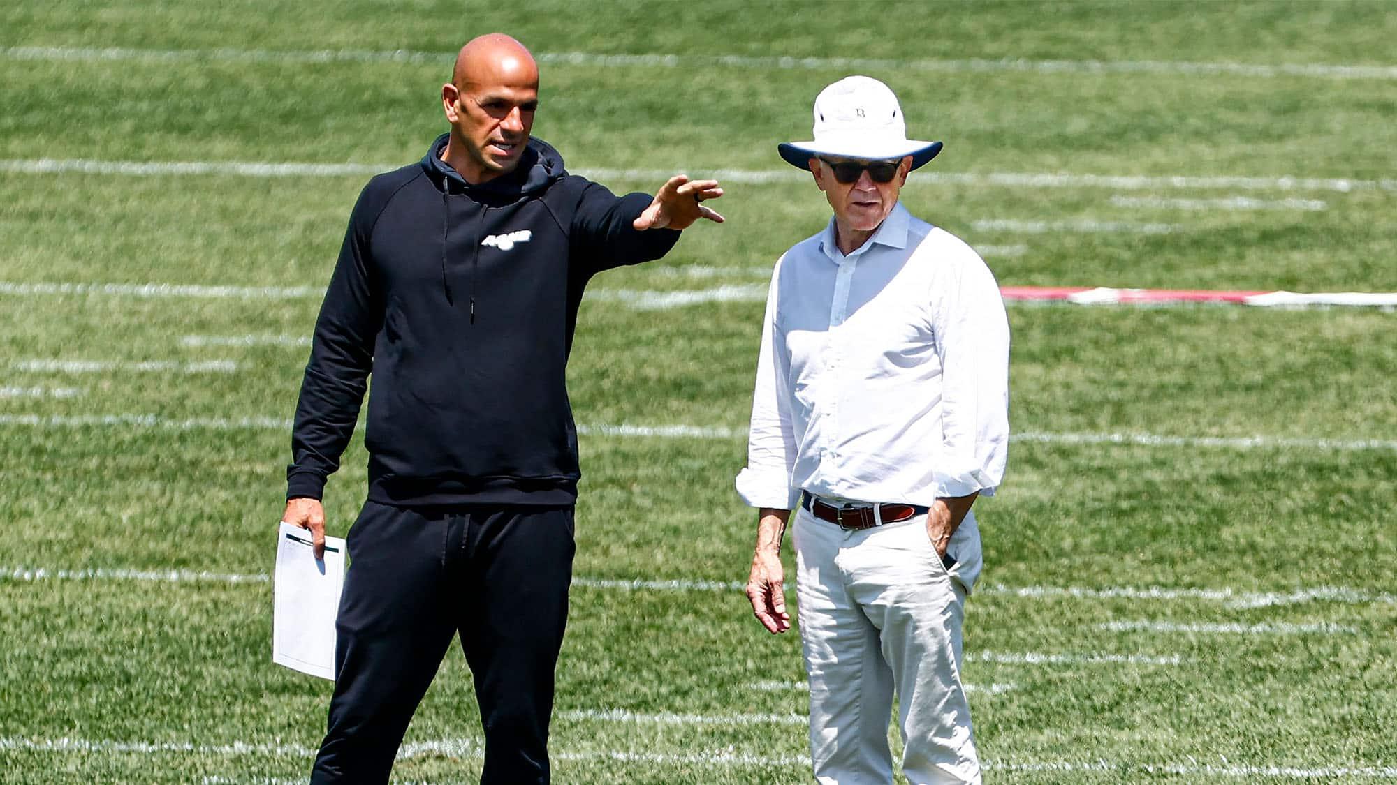 Robert Saleh, Woody Johnson, NY Jets