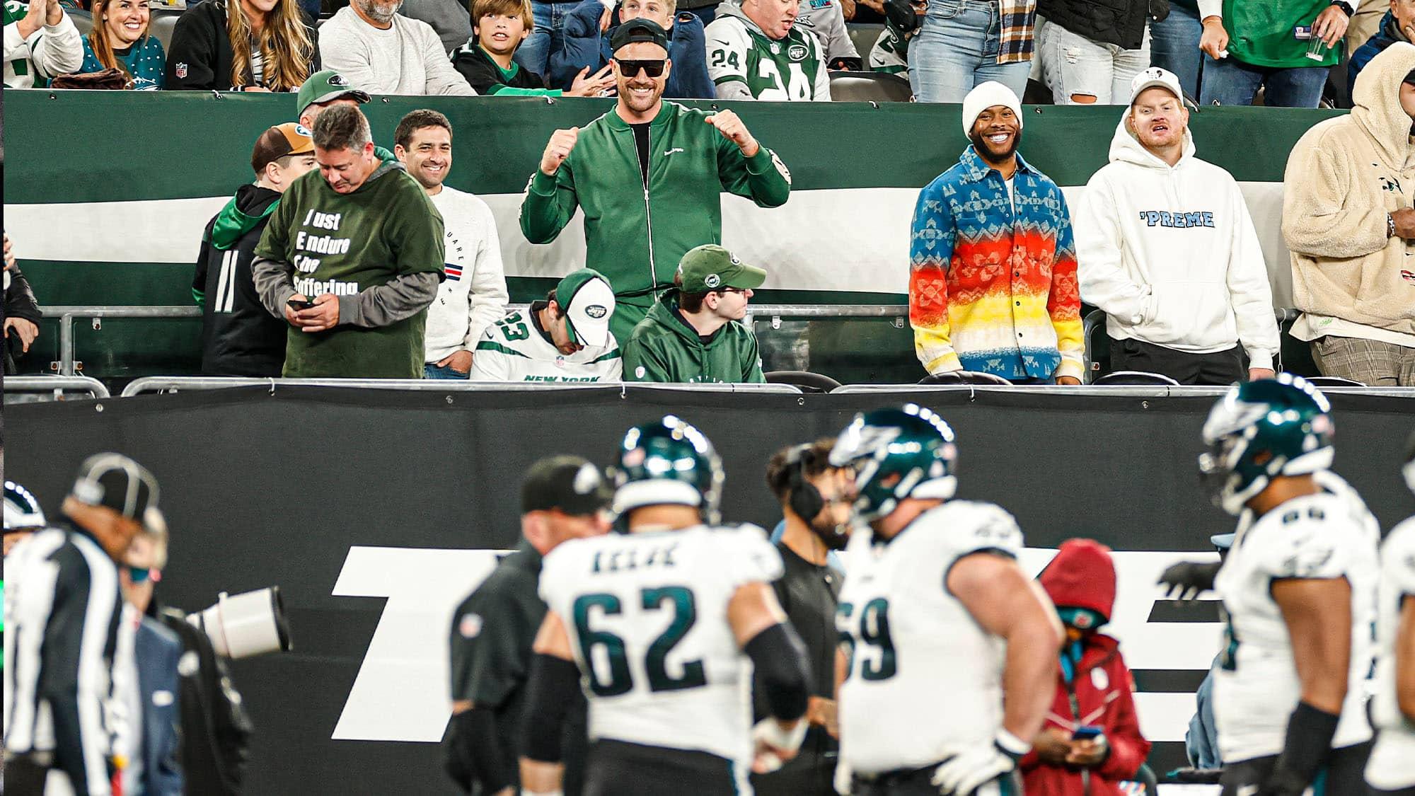 Travis Kelce, Jason Kelce, NY Jets, Fans, Robert Saleh