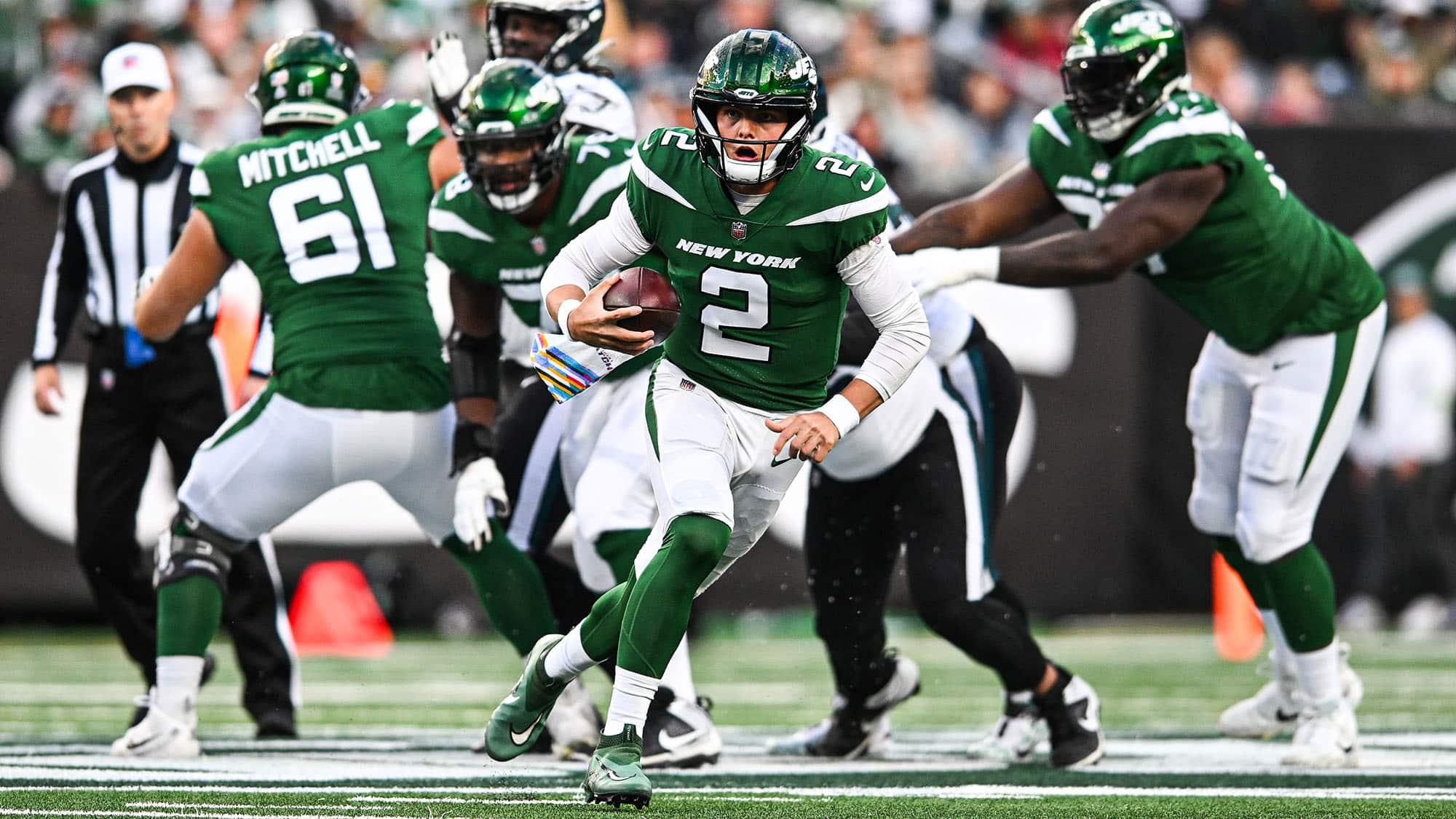 Zach Wilson, NY Jets, Red Zone, Stats