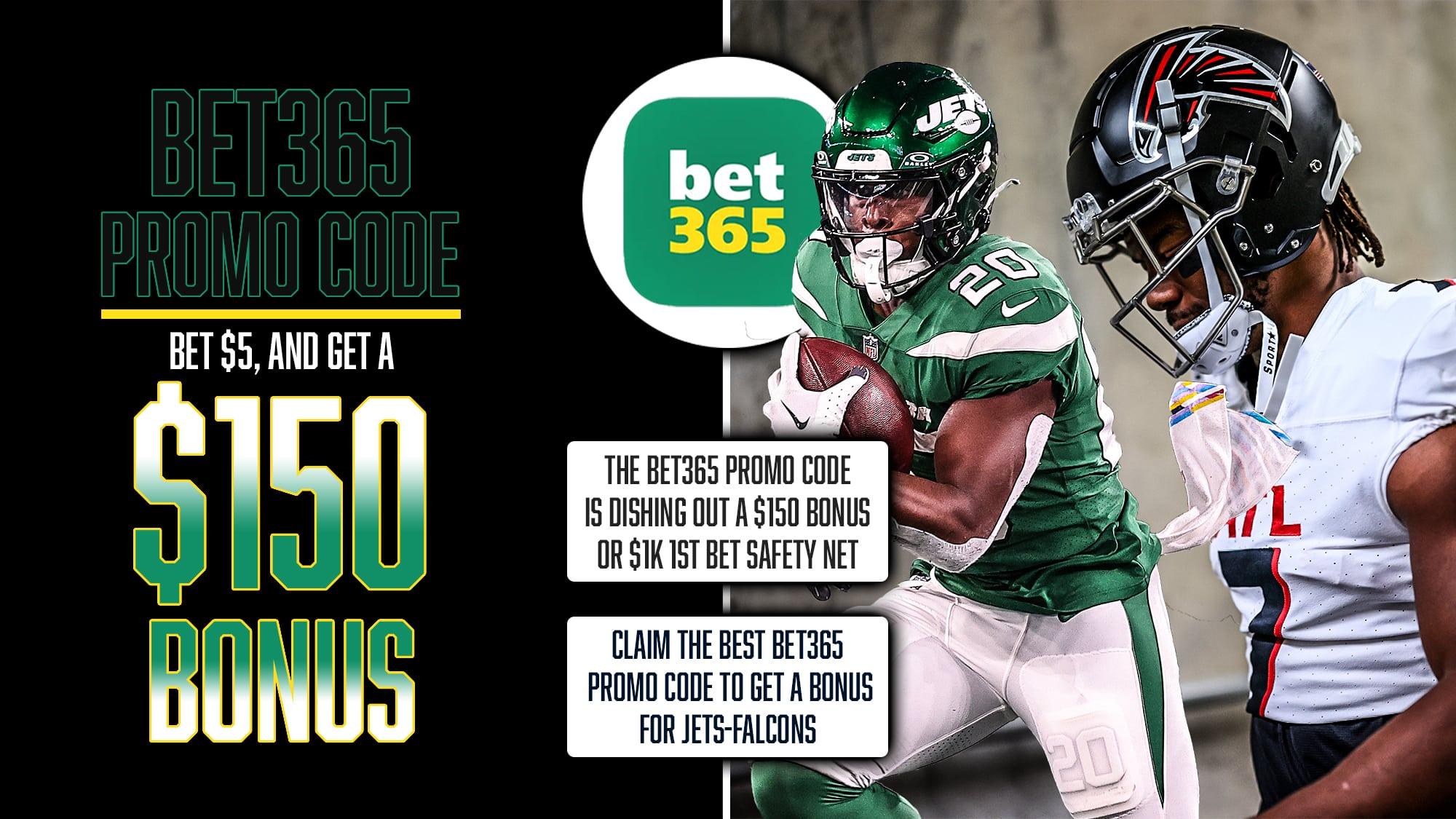 bet365 Promo Code, Get $150 Bonus, NYJ-ATL, NFL Week 13