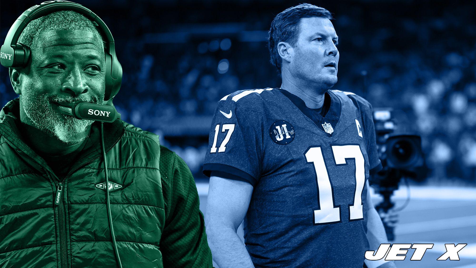 Aaron Glenn, Phillip Rivers, New York Jets