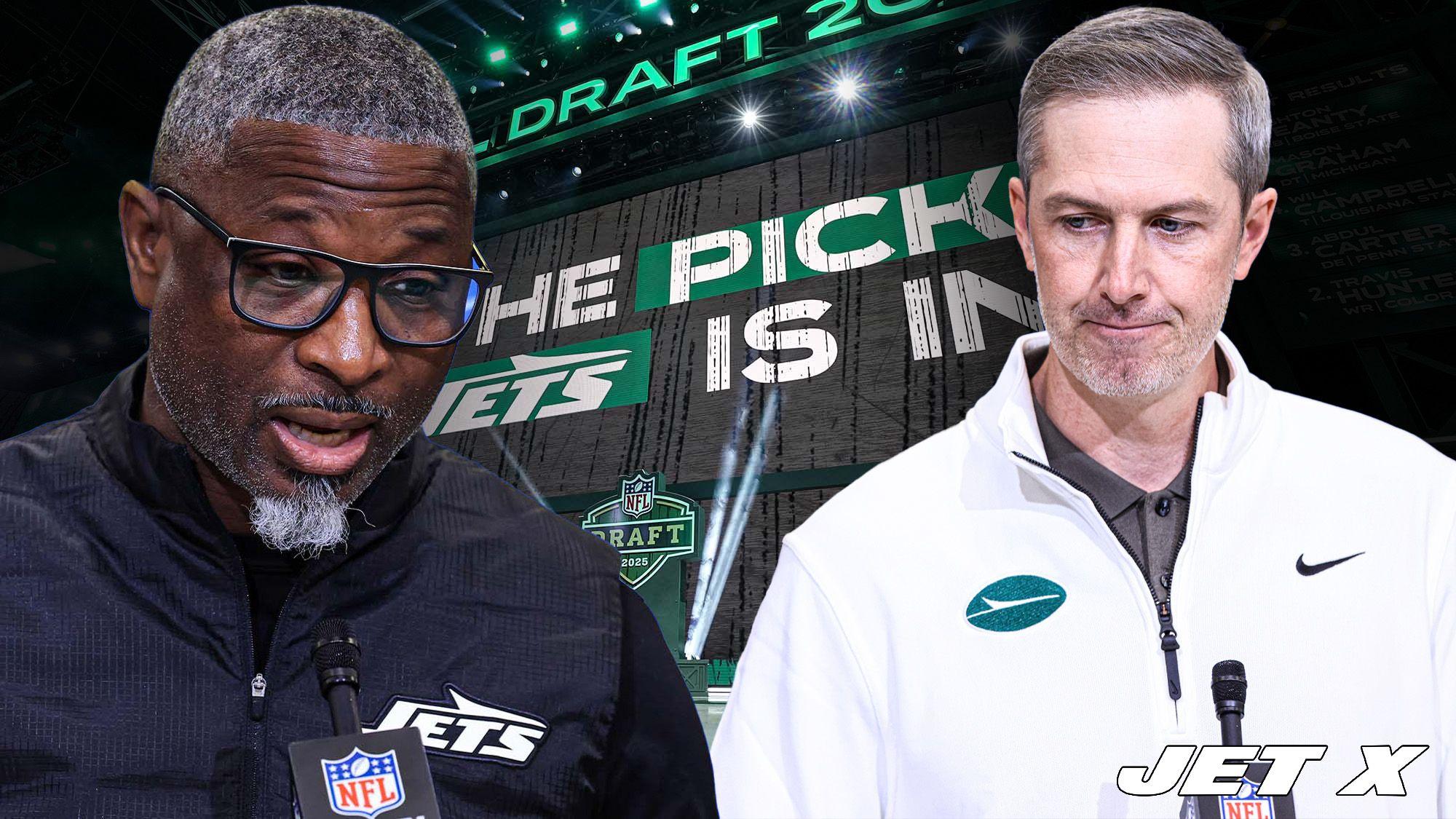 Darren Mougey, Aaron Glenn, NFL Draft, Jet X Graphic