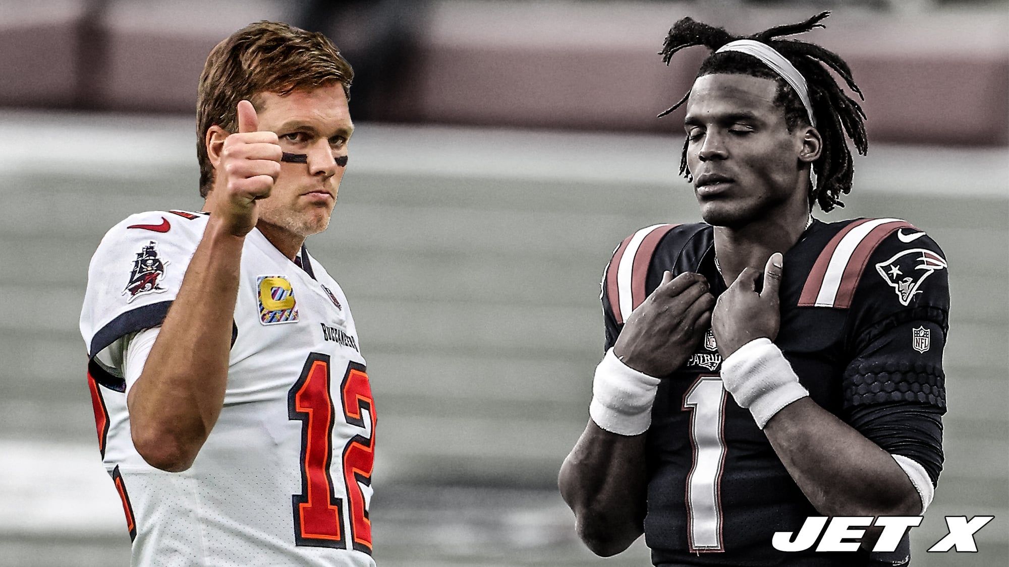 Tom Brady, Cam Newton
