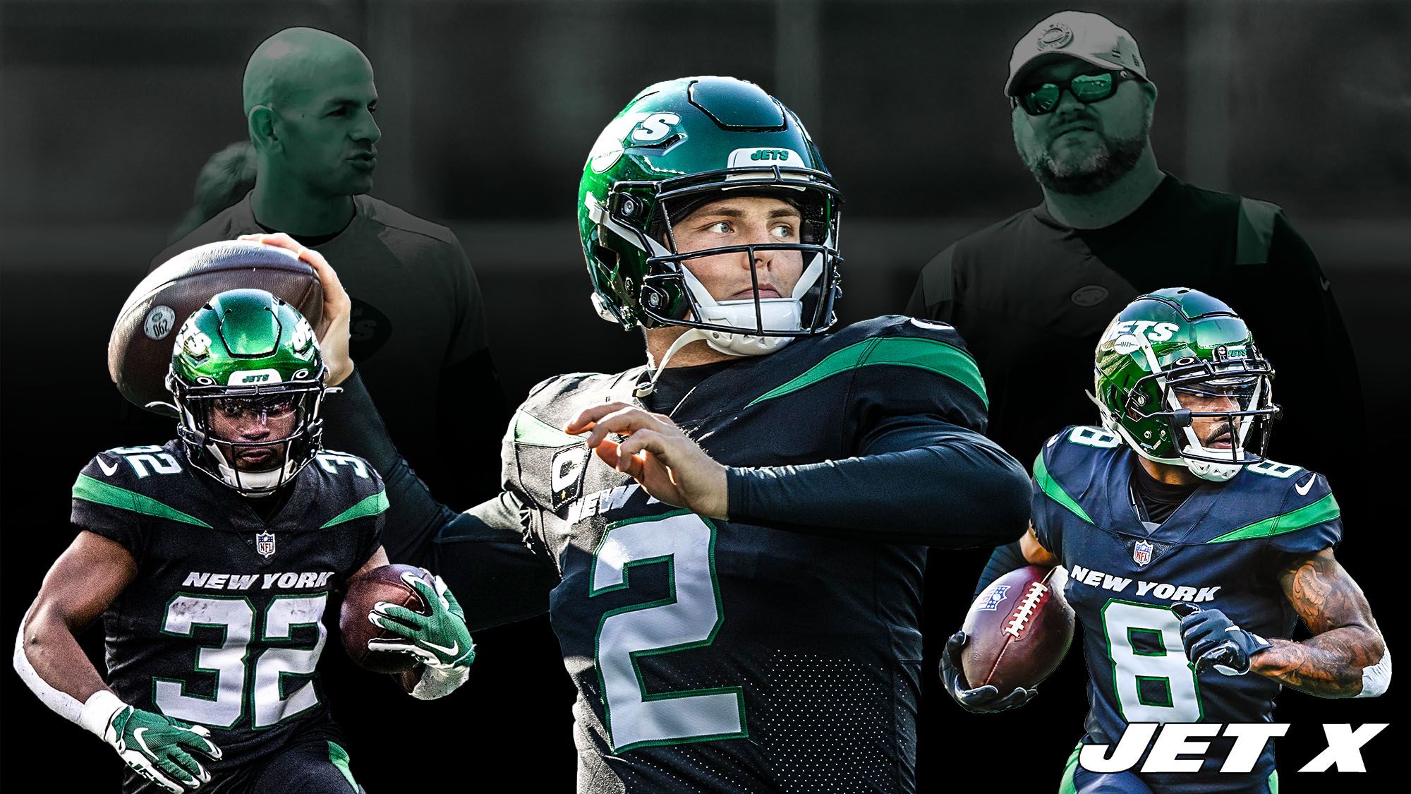 New York Jets Depth Chart, Zach Wilson, Michael Carter, Elijah Moore, Robert Saleh, Joe Douglas