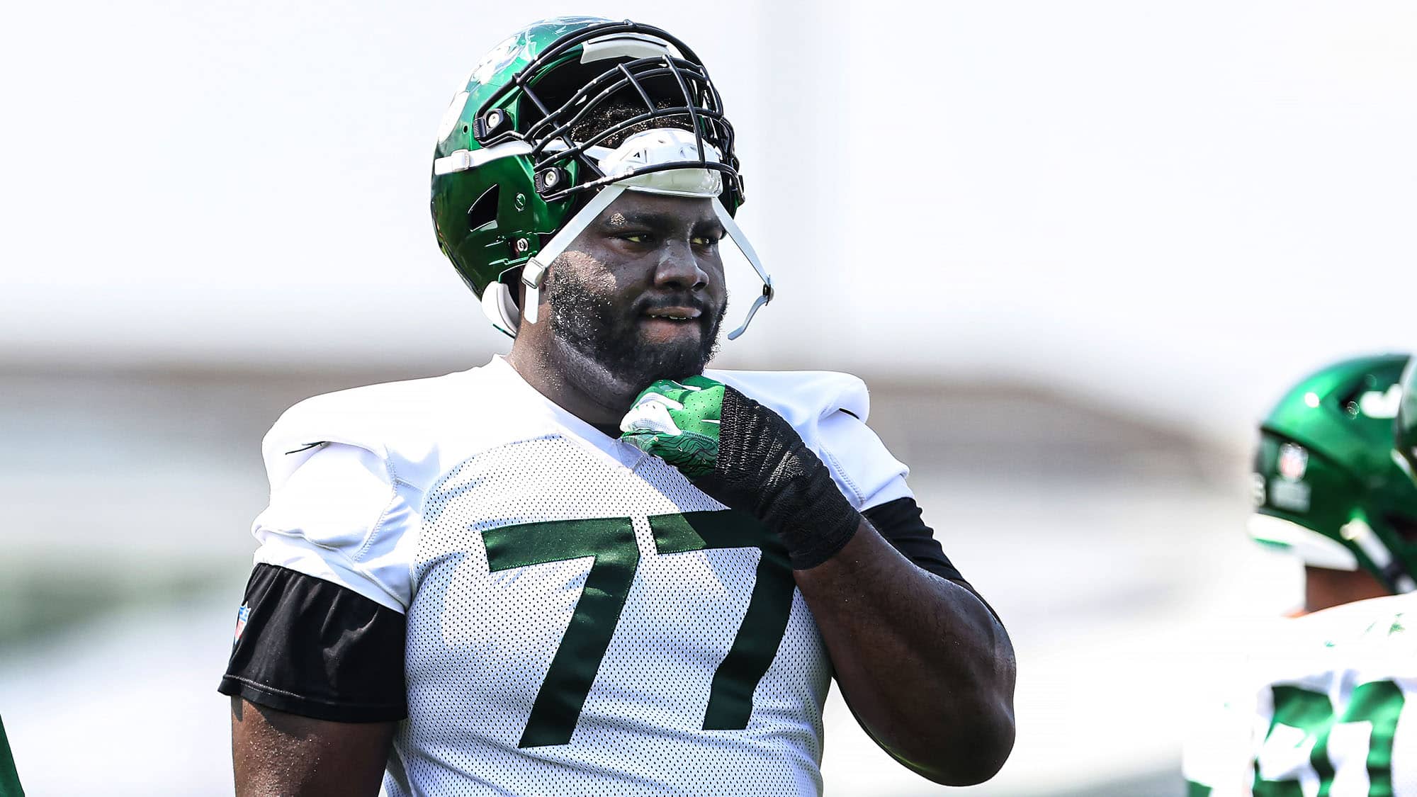 Mekhi Becton, NY Jets, Instagram, IG, Workout