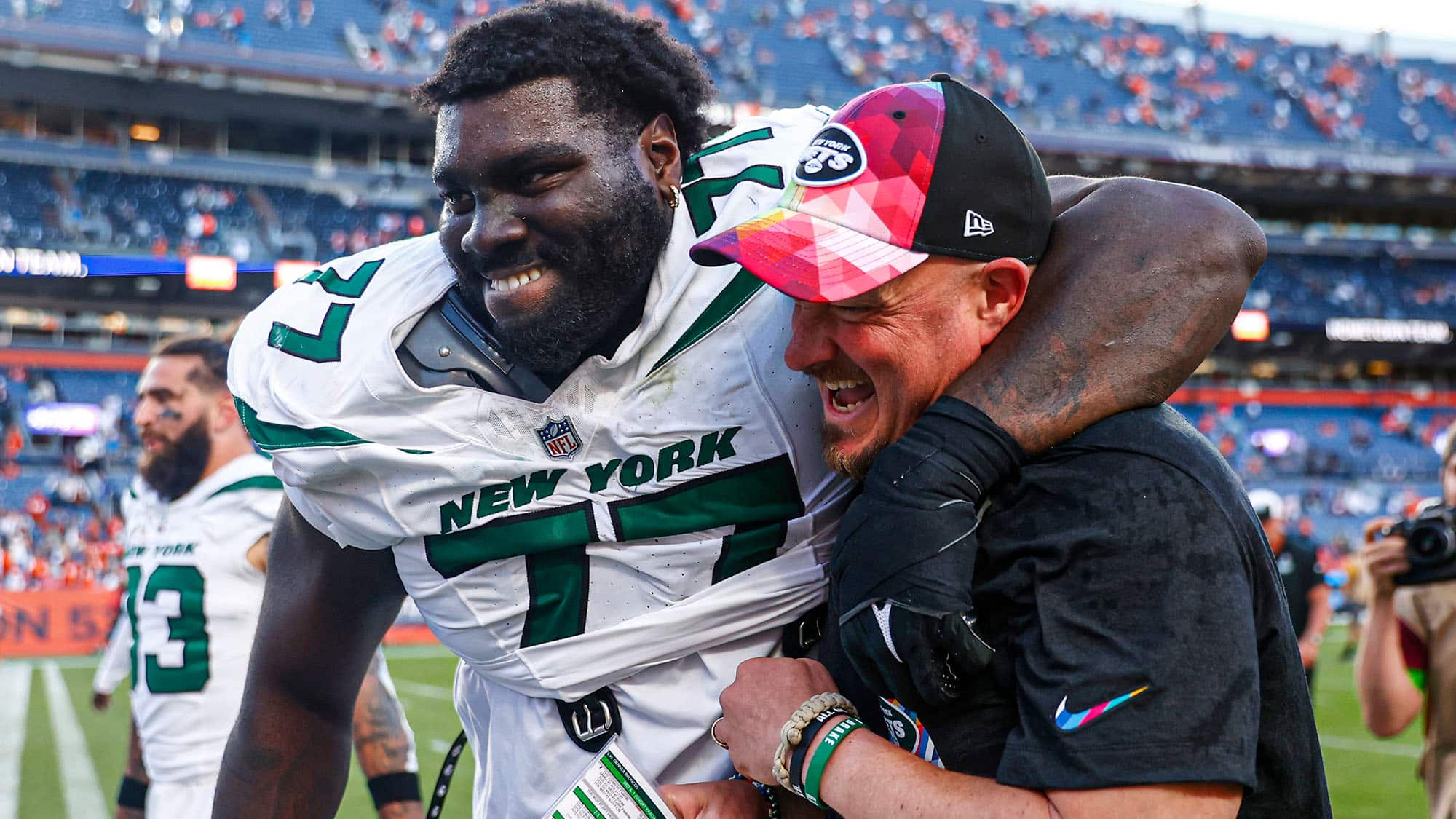 Nathaniel Hackett, NY Jets, Mekhi Becton, OC