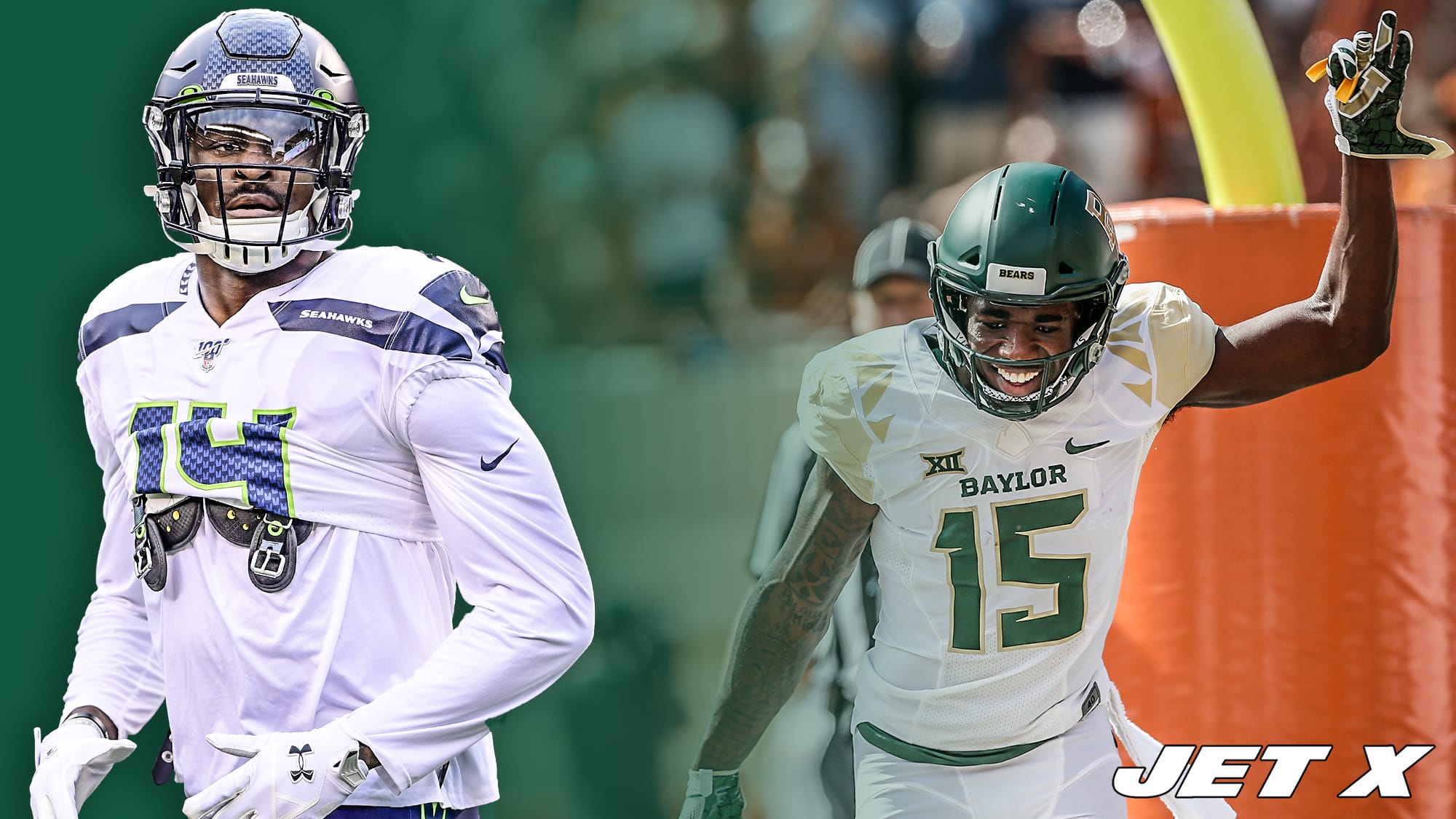 D.K. Metcalf and Denzel Mims