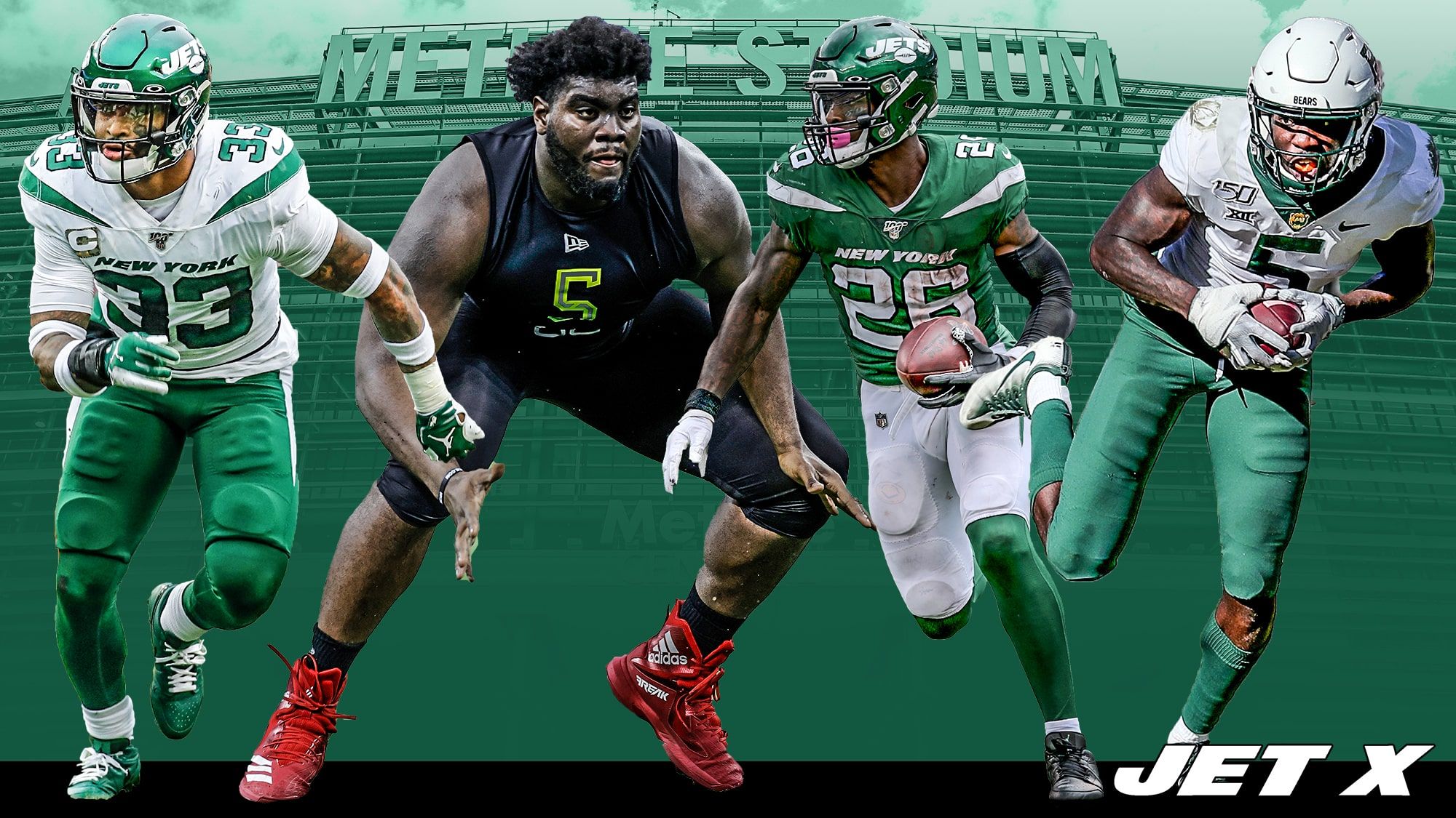 Jamal Adams, Mekhi Becton, Le'Veon Bell, Denzel Mims