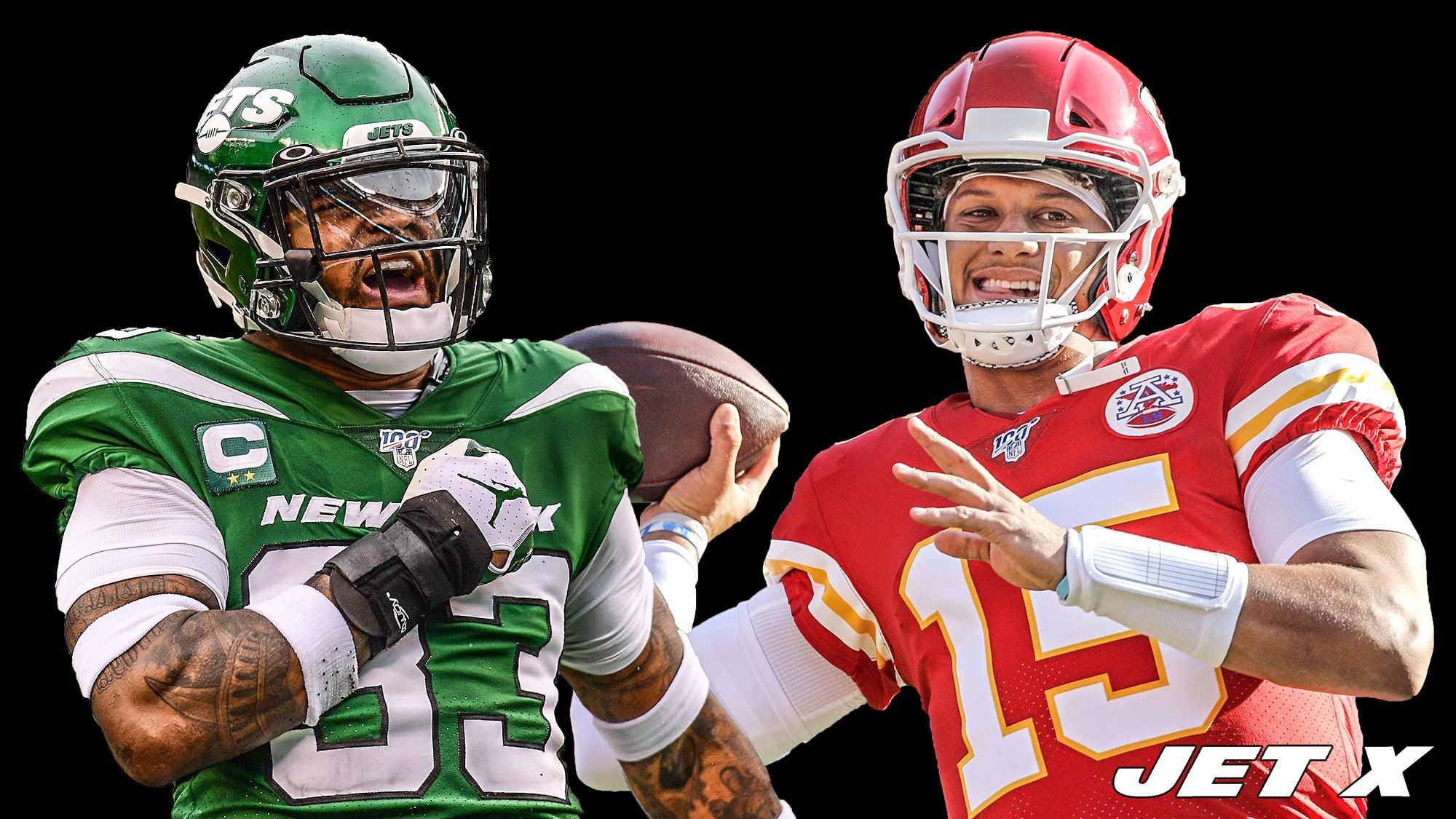Jamal Adams, Patrick Mahomes