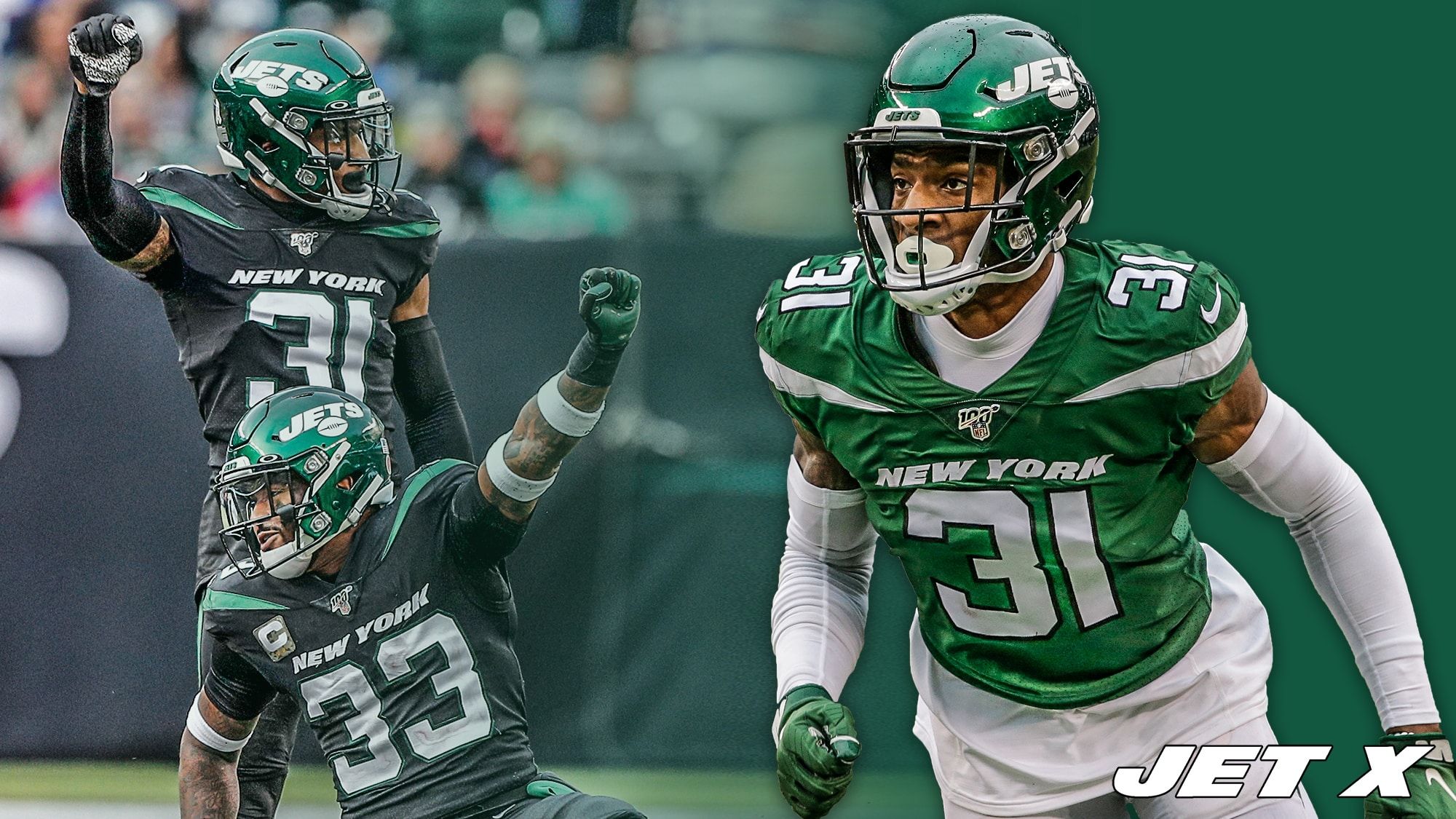 Blessuan Austin and Jamal Adams