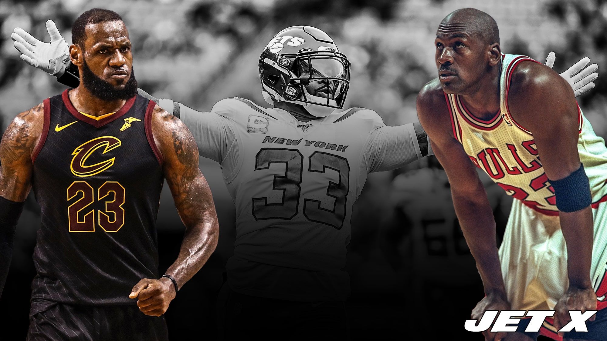 Jamal Adams, LeBron James, Michael Jordan