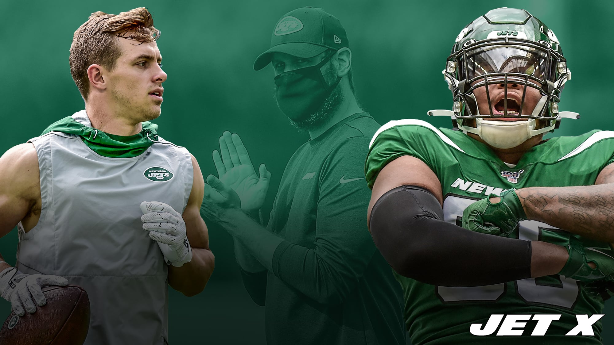 Braxton Berrios, Quinnen Williams, Adam Gase