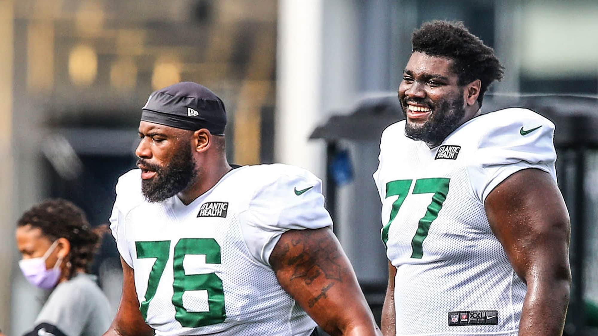George Fant and Mekhi Becton