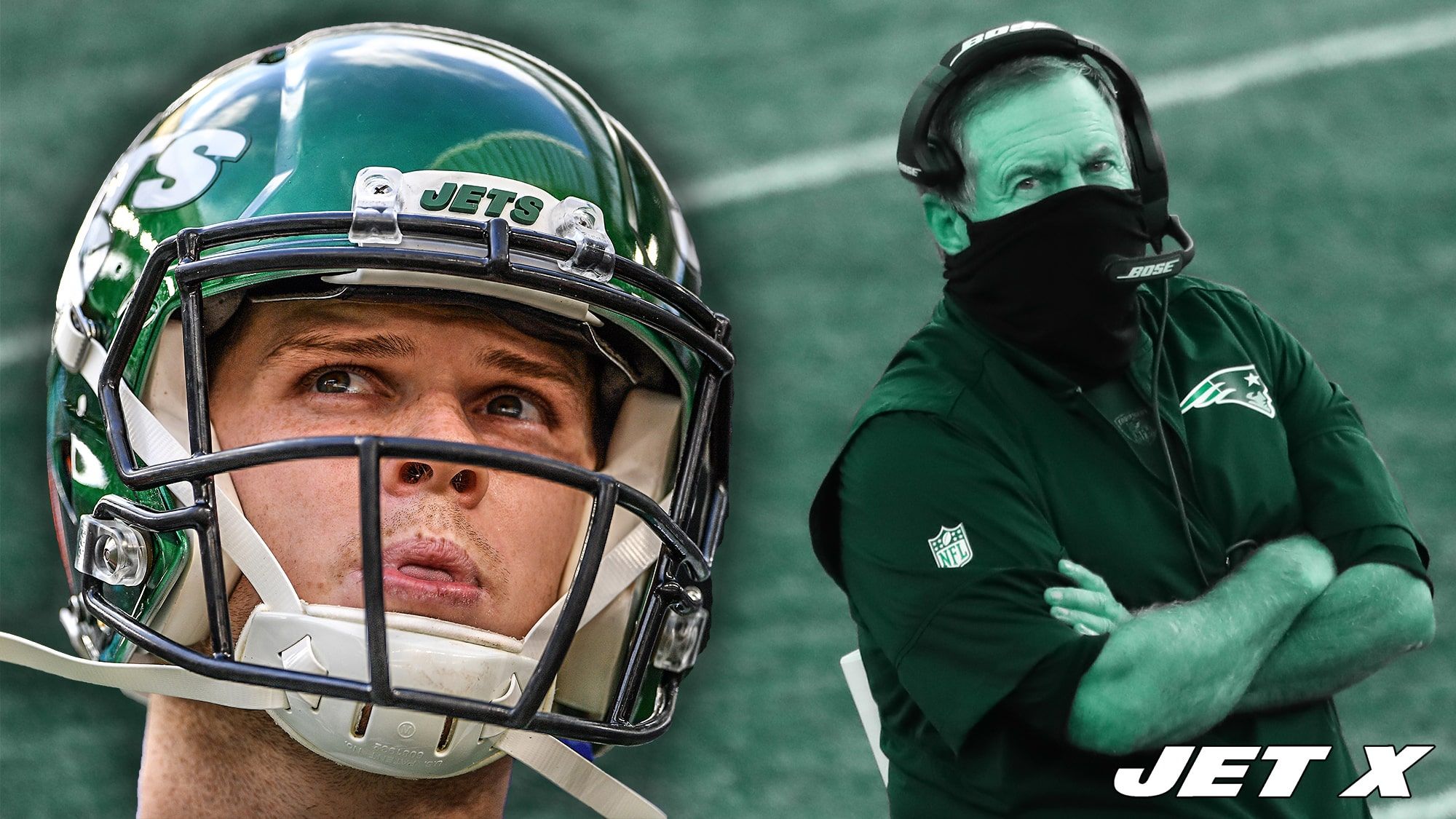 Sam Darnold, Bill Belichick