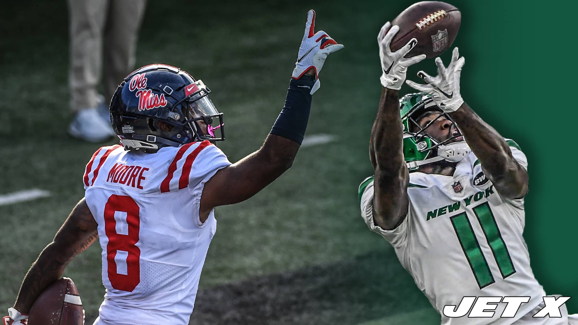 Elijah Moore, Denzel Mims New York Jets 2021