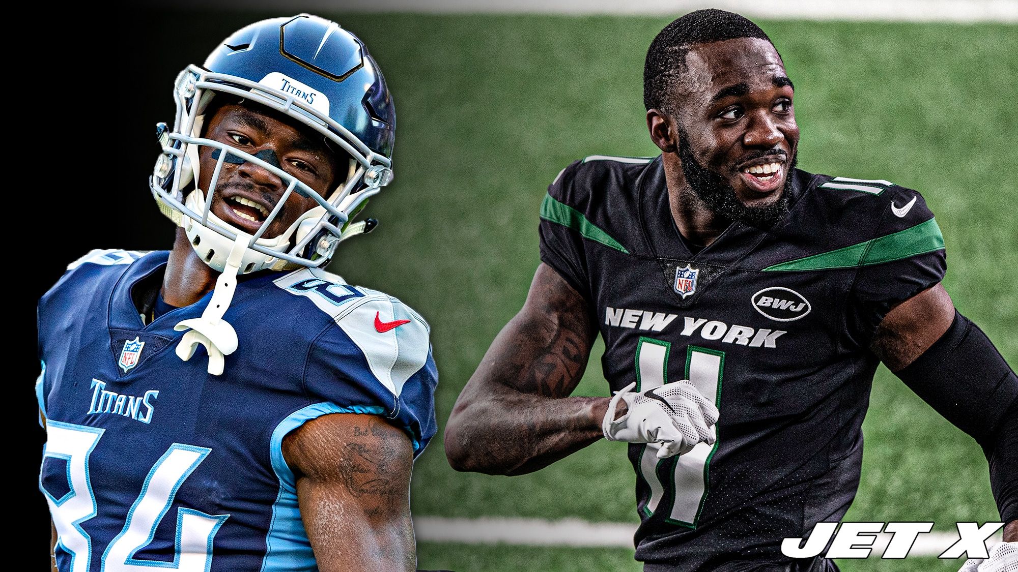 Corey Davis, Denzel Mims New York Jets